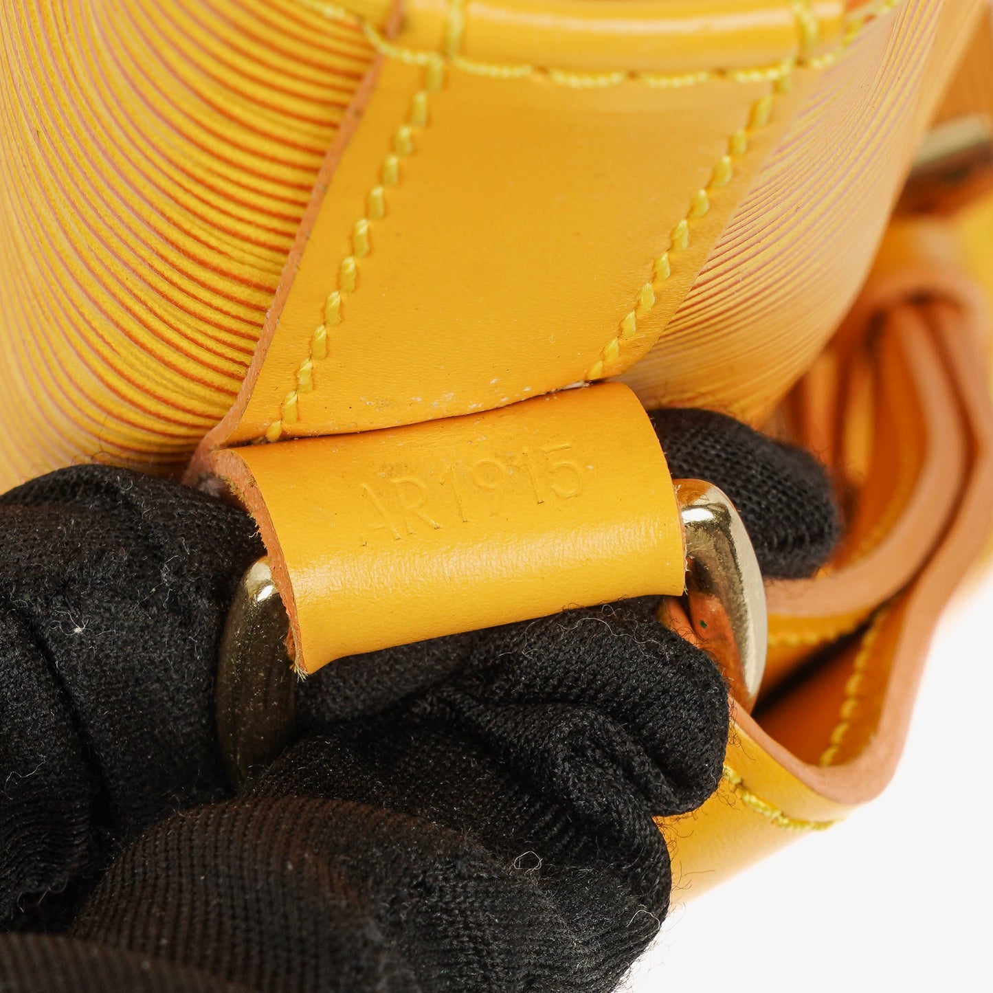 Louis Vuitton Petit Noe Yellow EPI Leather Shoulder Bag