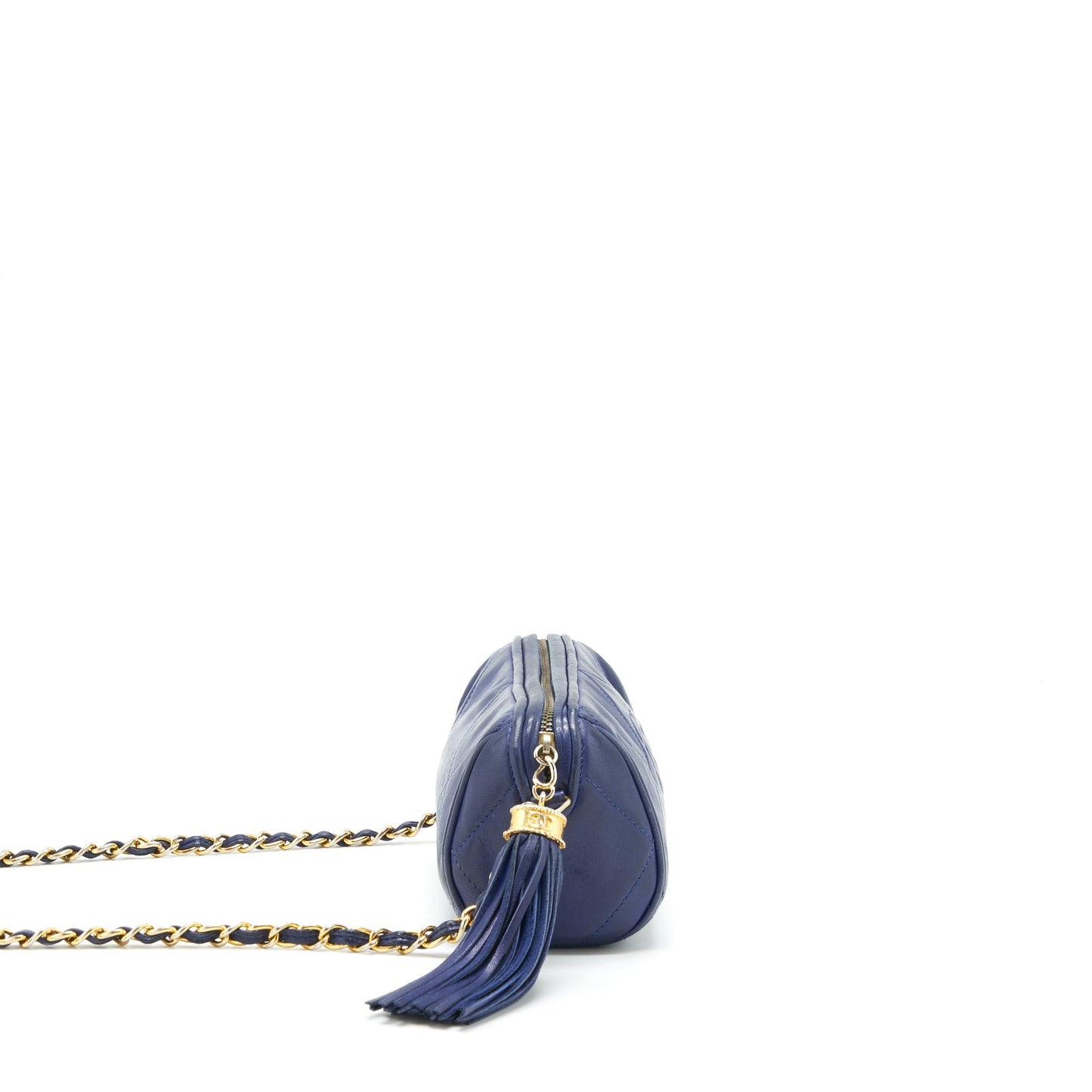Chanel  Barrel Bag Lambskin Navy