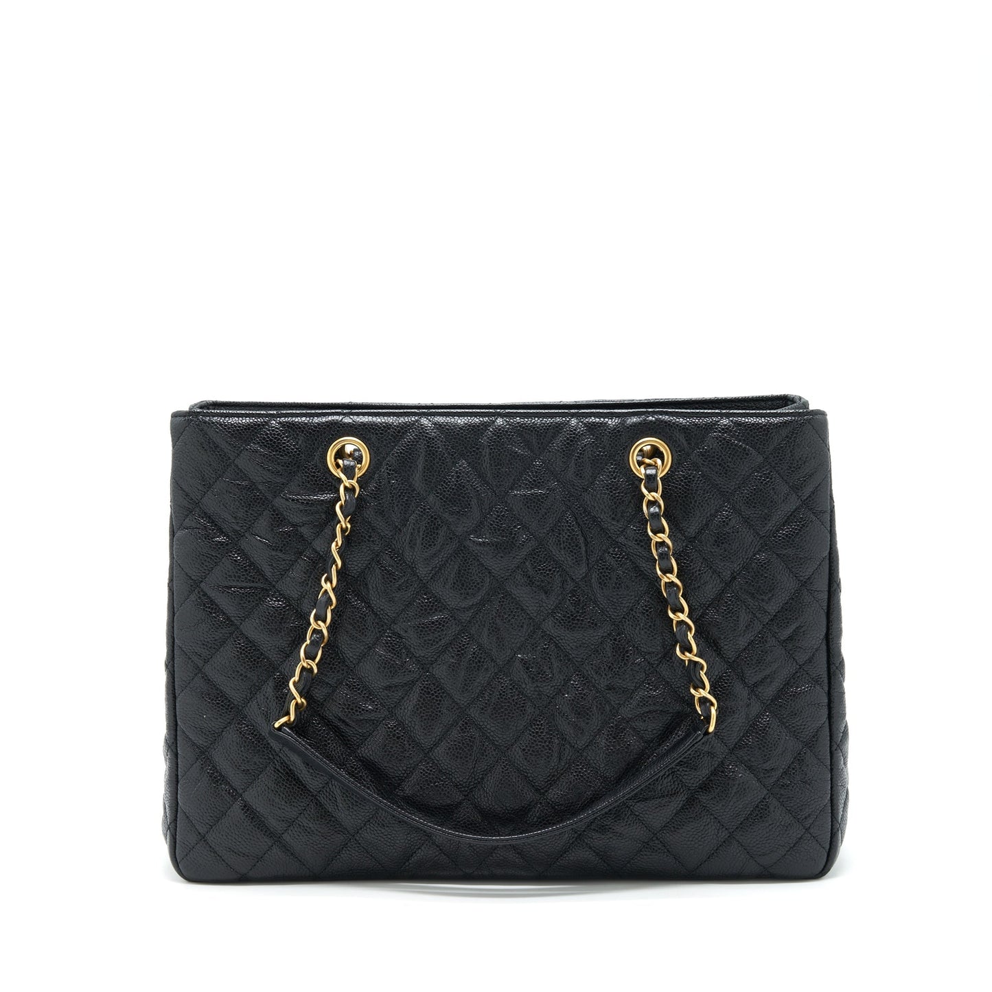 Chanel Shopping Tote Bag Caviar Black