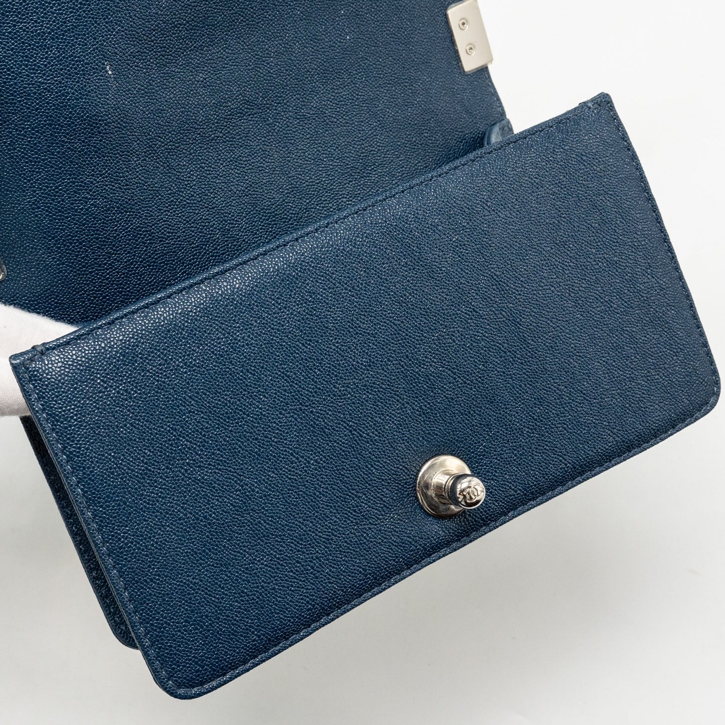 Chanel Small Boy Bag Caviar Navy