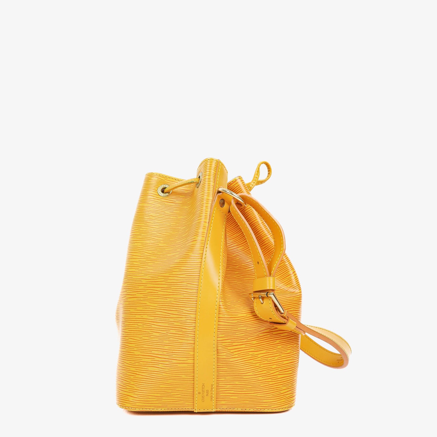 Louis Vuitton Petit Noe Yellow EPI Leather Shoulder Bag