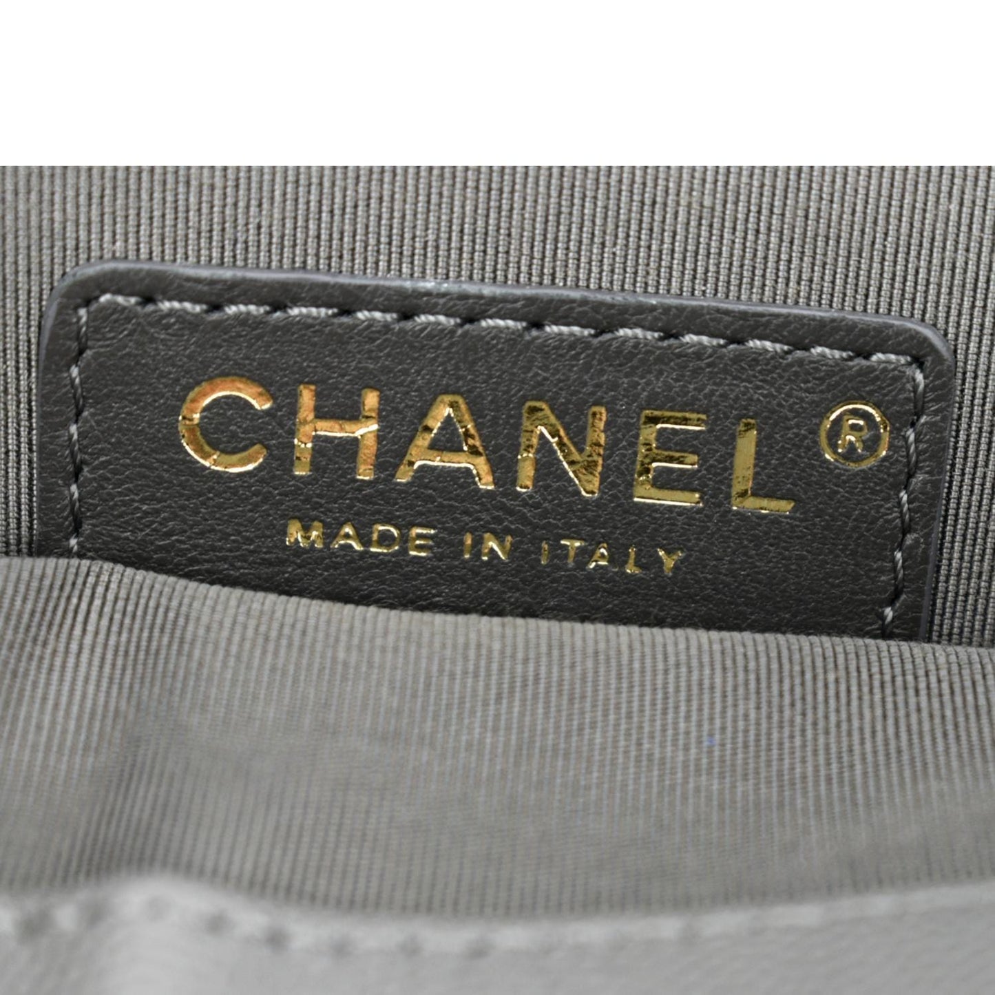 CHANEL Lady Coco Flap Suede Caviar Leather Crossbody Bag Gray