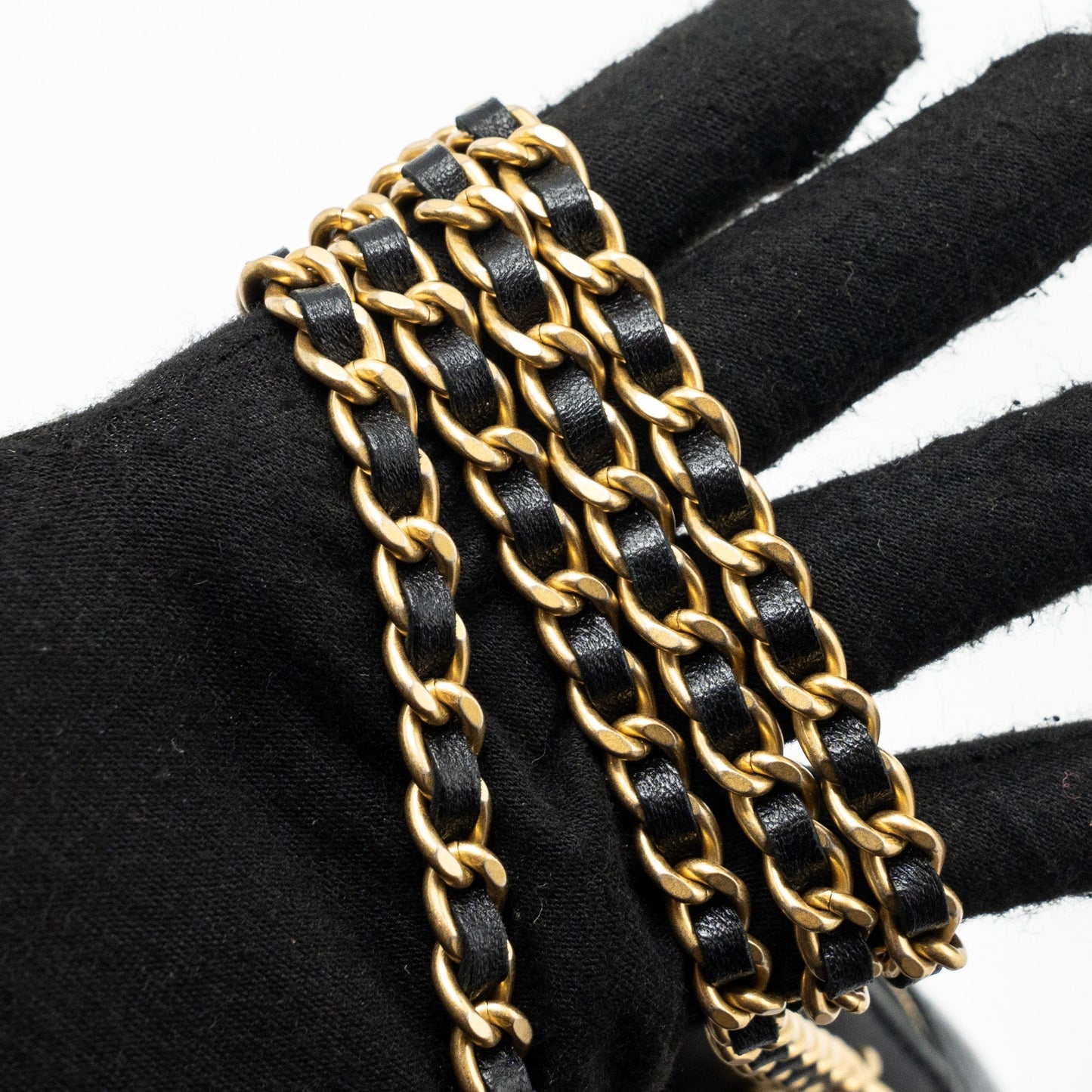 Chanel Top Handle Mini Vanity Lambskin Black