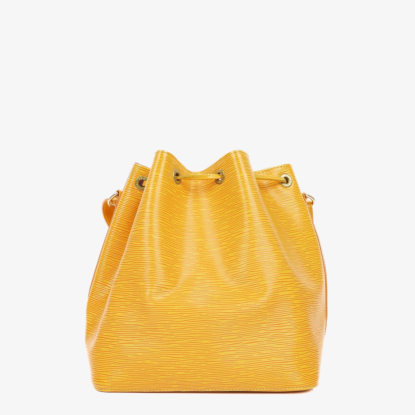 Louis Vuitton Petit Noe Yellow EPI Leather Shoulder Bag