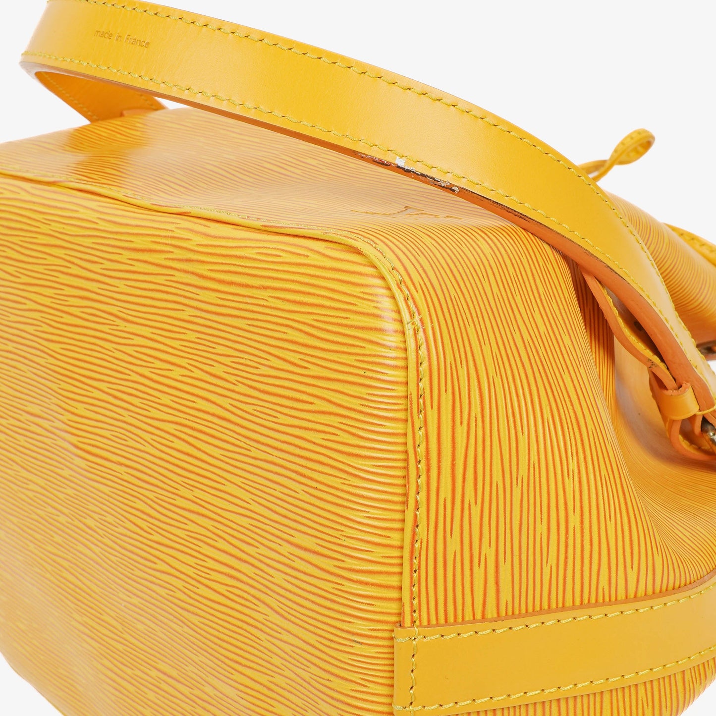 Louis Vuitton Petit Noe Yellow EPI Leather Shoulder Bag