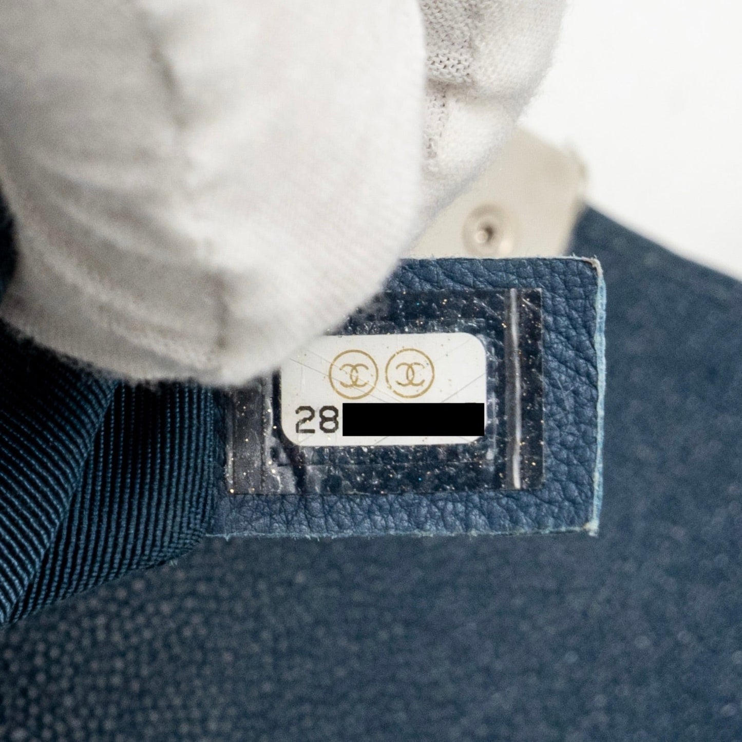 Chanel Small Boy Bag Caviar Navy