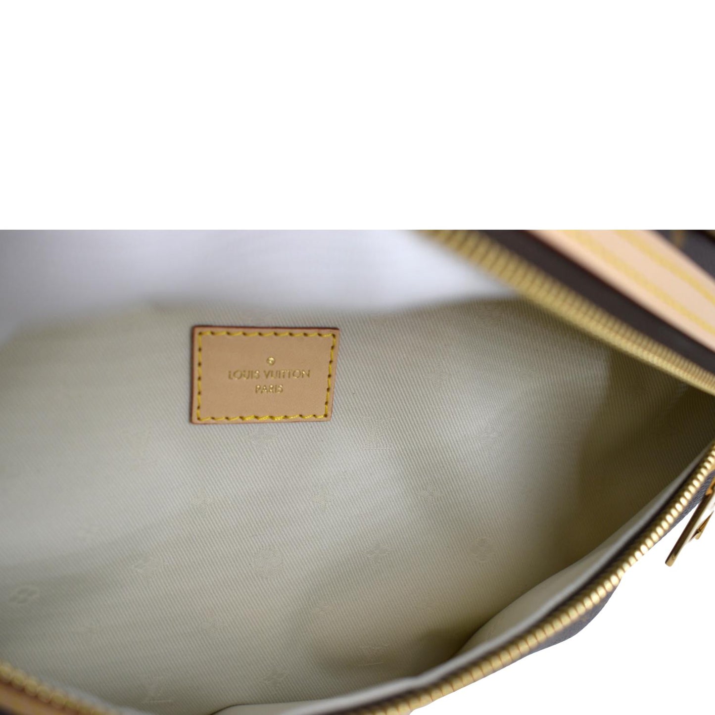 LOUIS VUITTON High Rise Monogram Canvas Bumbag Brown