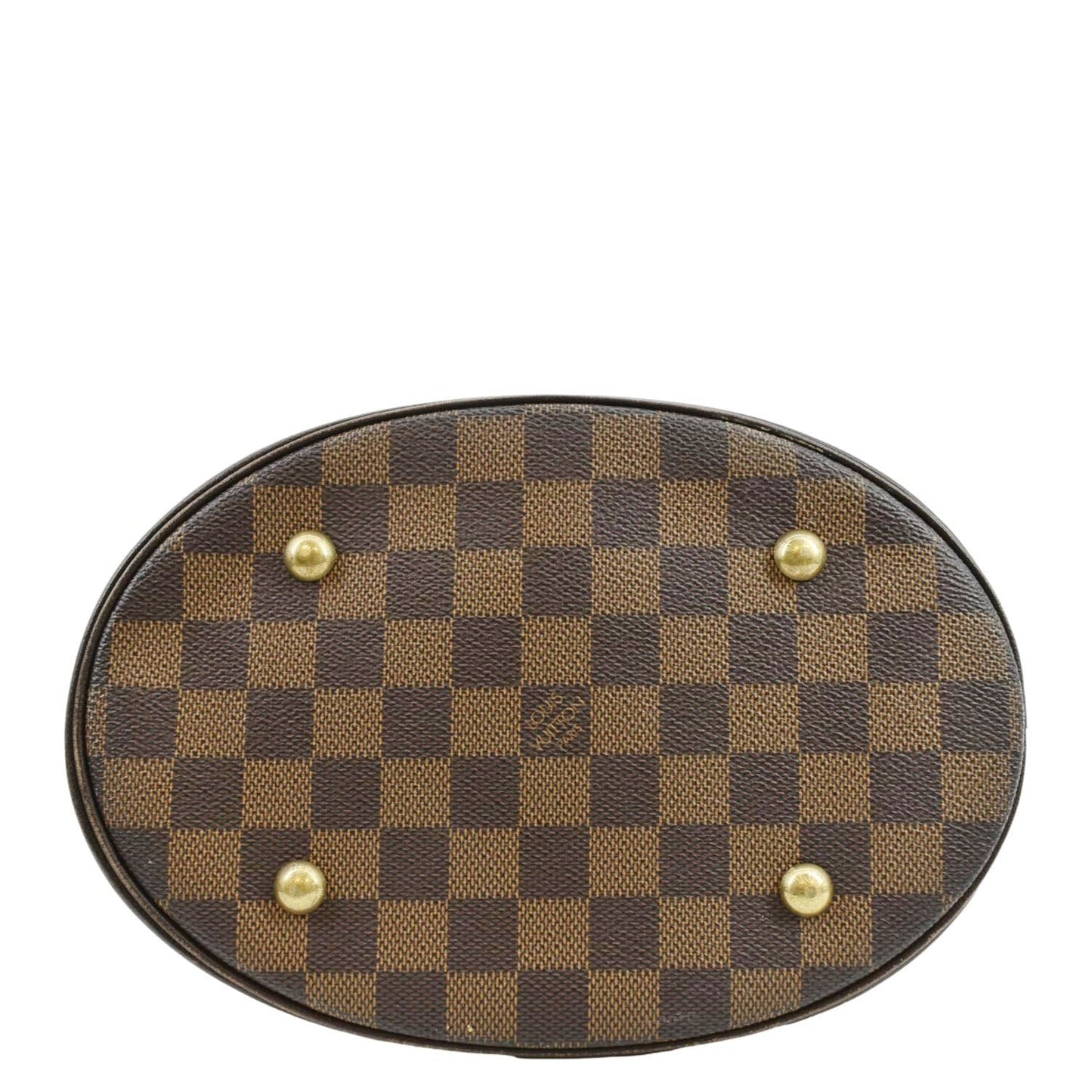 LOUIS VUITTON Marais Bucket Damier Ebene Shoulder Bag Brown