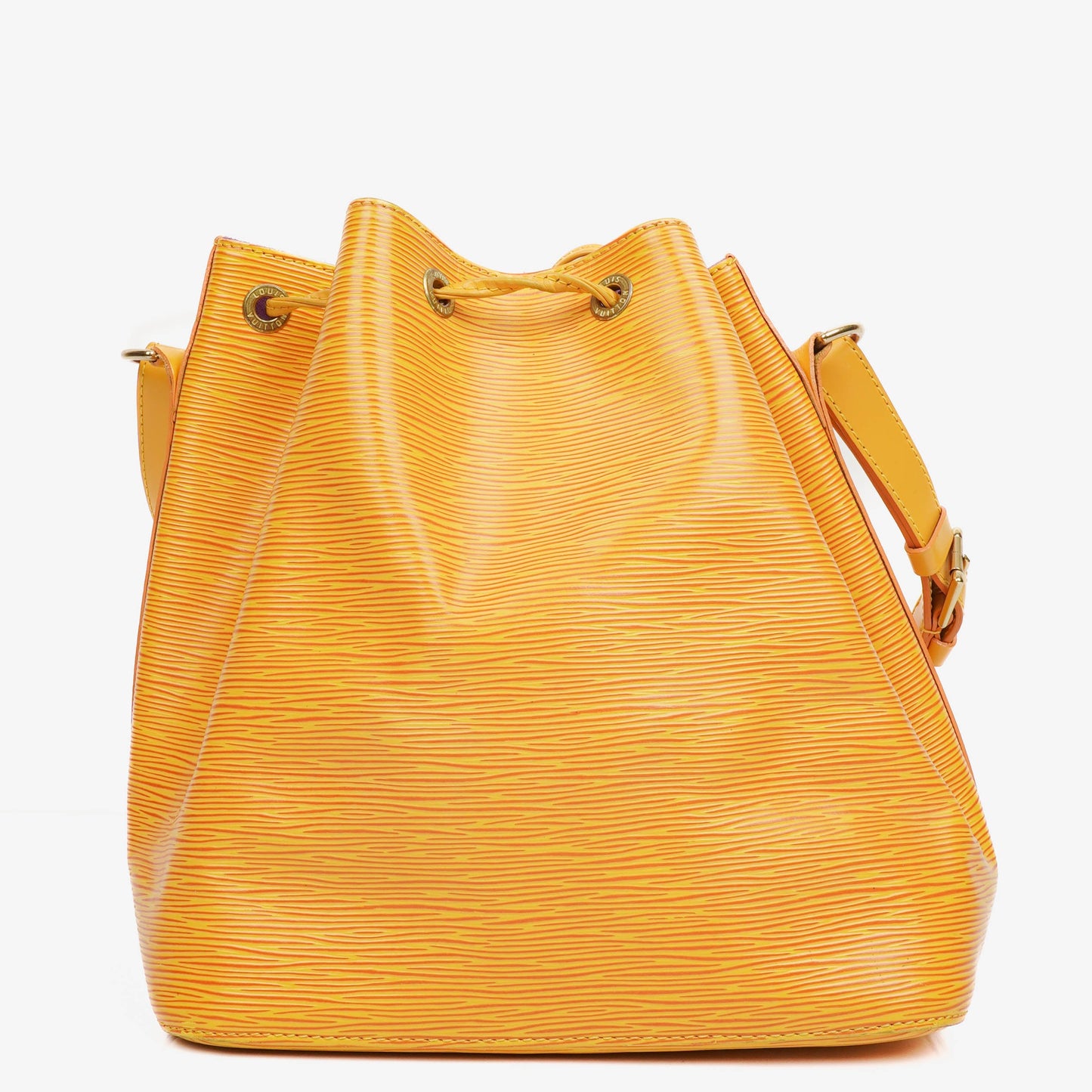Louis Vuitton Petit Noe Yellow EPI Leather Shoulder Bag