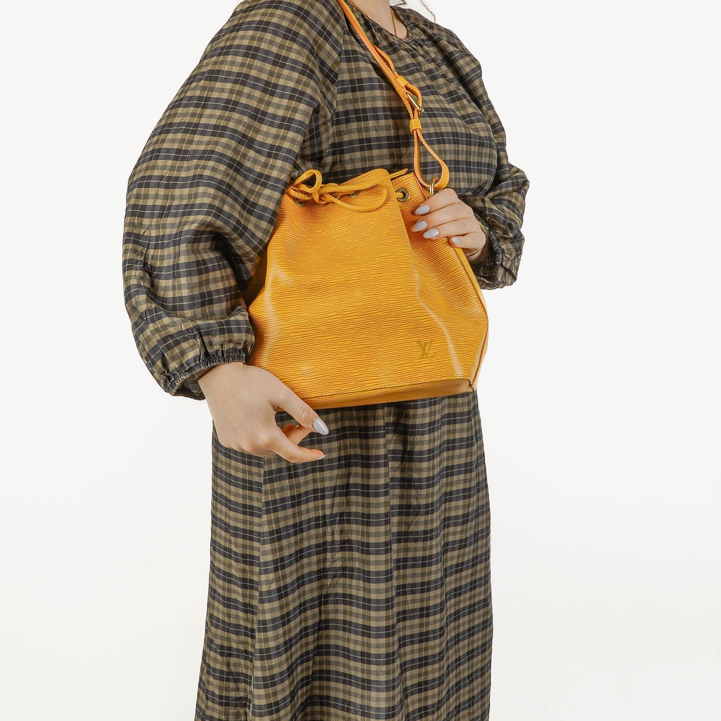 Louis Vuitton Petit Noe Yellow EPI Leather Shoulder Bag