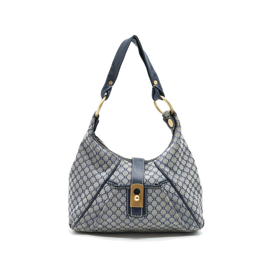 Luxury CELINE Vintage Canvas Shoulder Bag