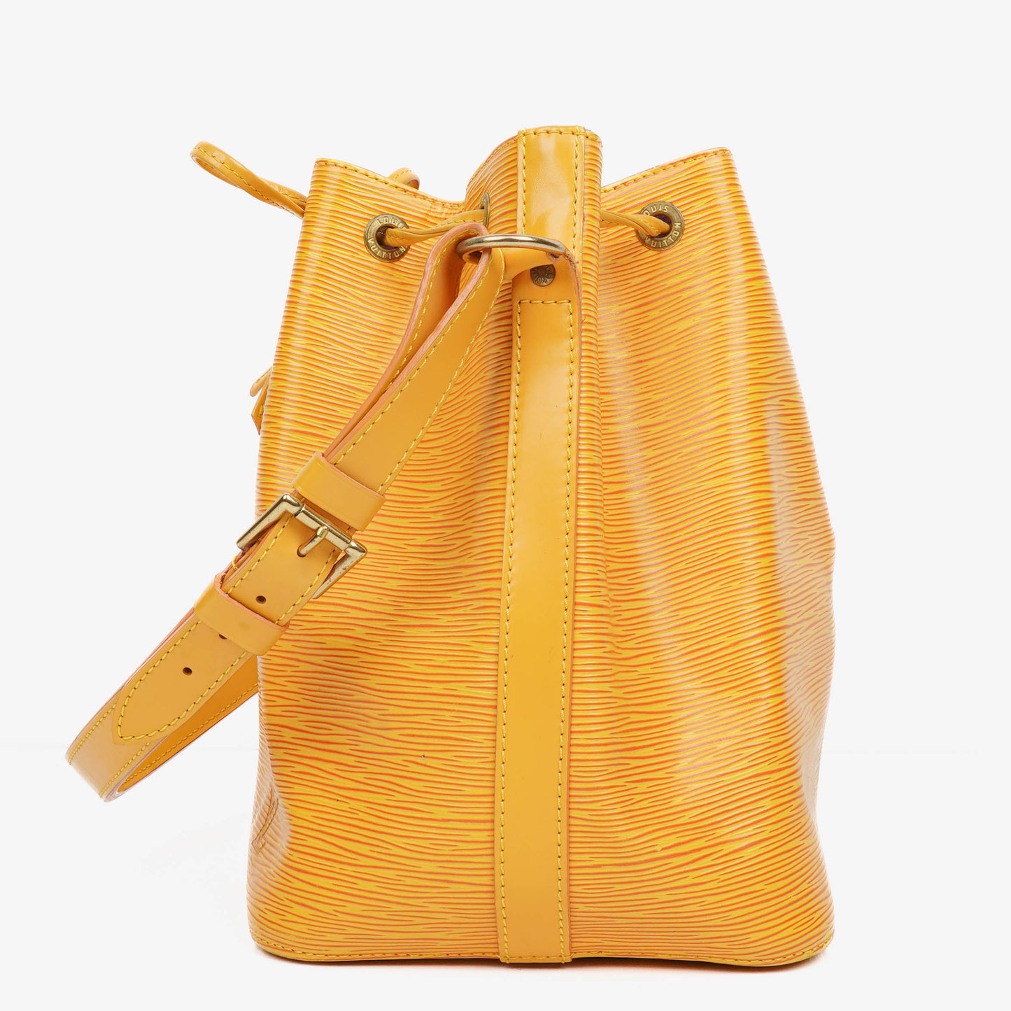 Louis Vuitton Petit Noe Yellow EPI Leather Shoulder Bag