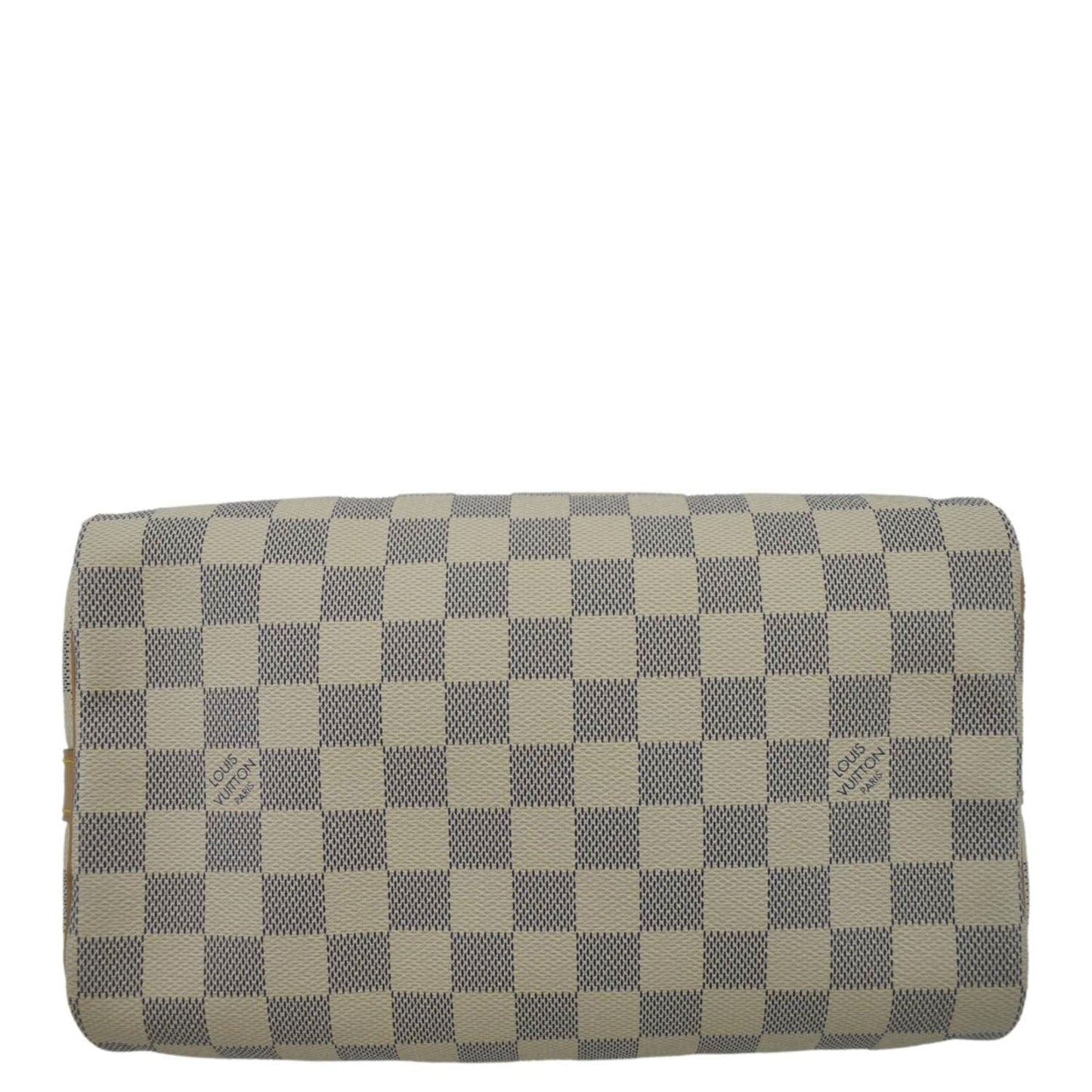 LOUIS VUITTON  25 Bandouliere Damier Azur Satchel Bag White