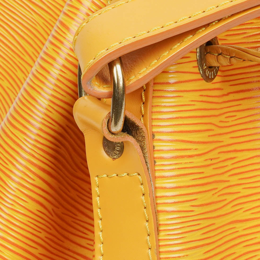 Louis Vuitton Petit Noe Yellow EPI Leather Shoulder Bag