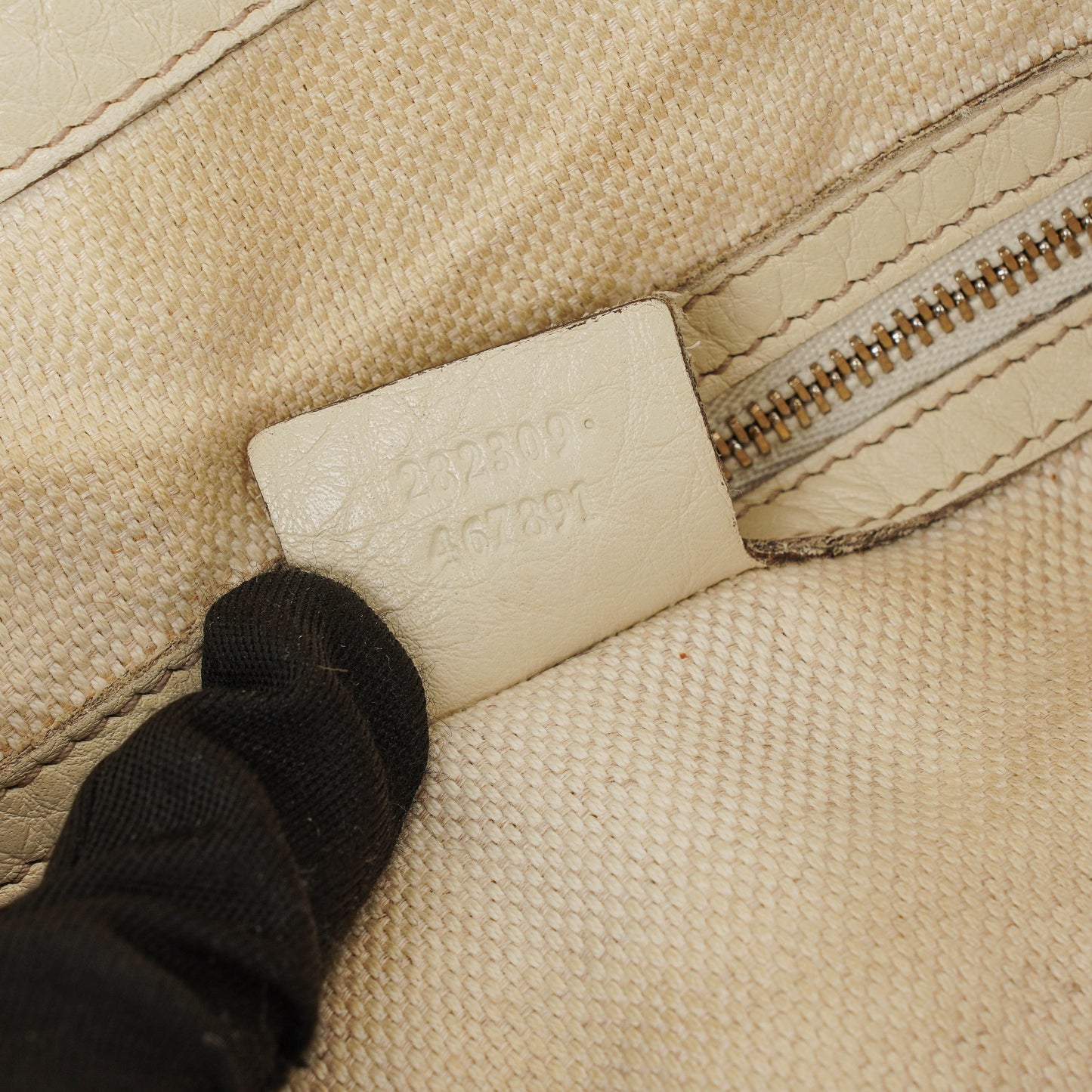 Gucci Soho Neutral Leather Tote Bag