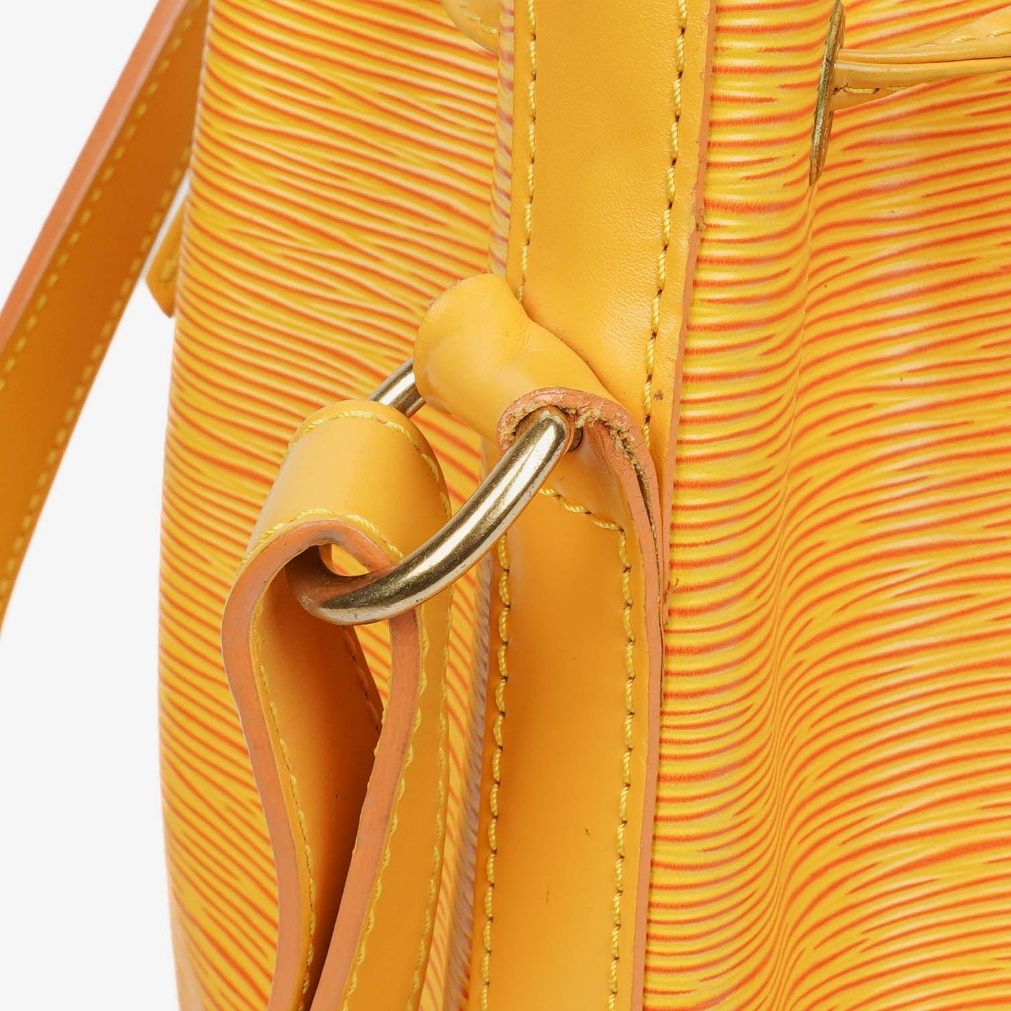 Louis Vuitton Petit Noe Yellow EPI Leather Shoulder Bag