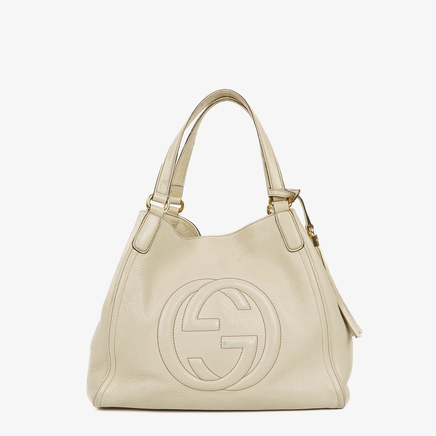 Gucci Soho Neutral Leather Tote Bag
