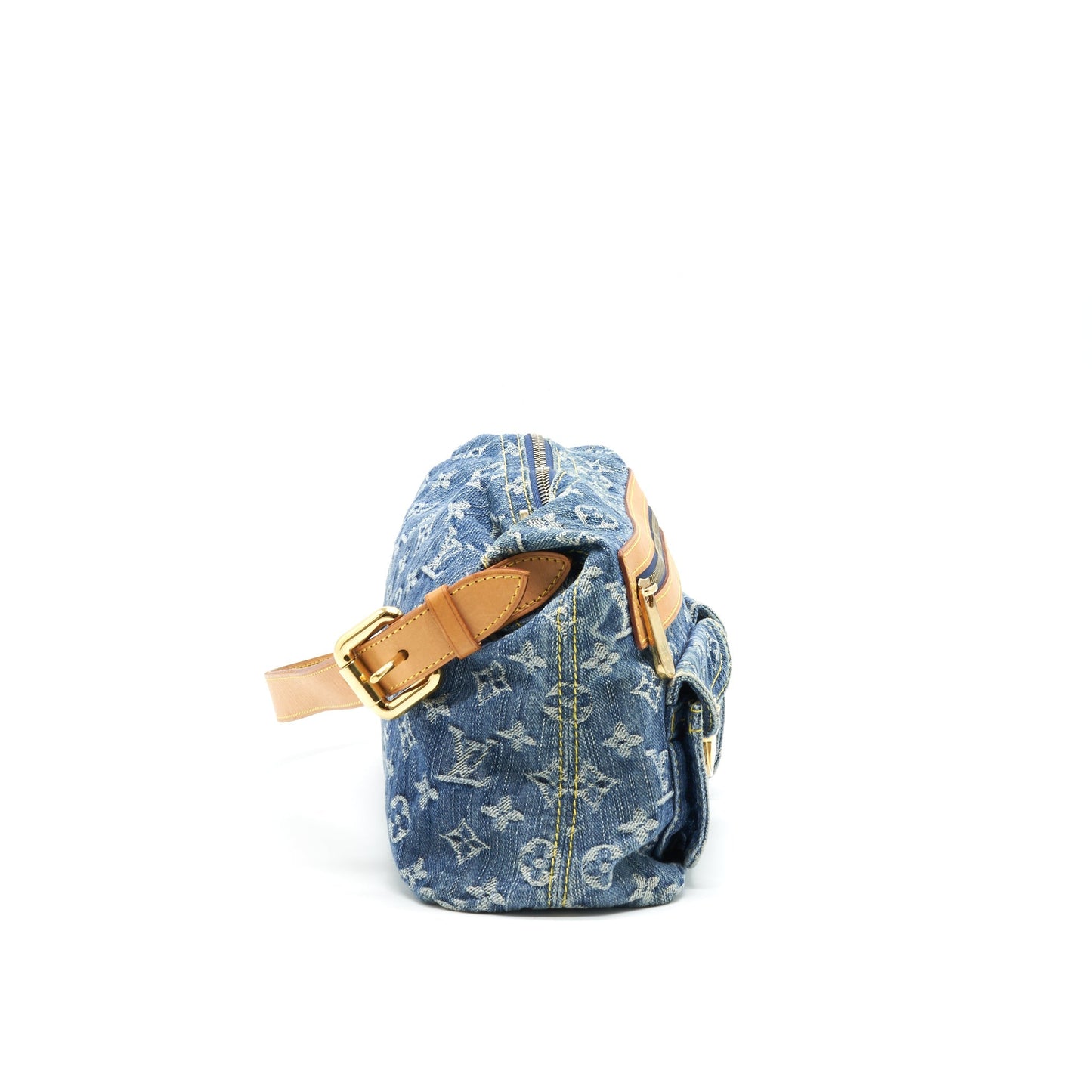 LOUIS VUITTON Baggy PM Denim Monogram Shoulder Bag