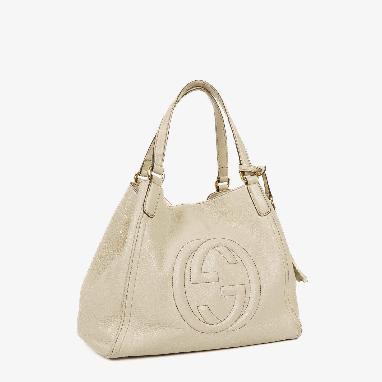 Gucci Soho Neutral Leather Tote Bag