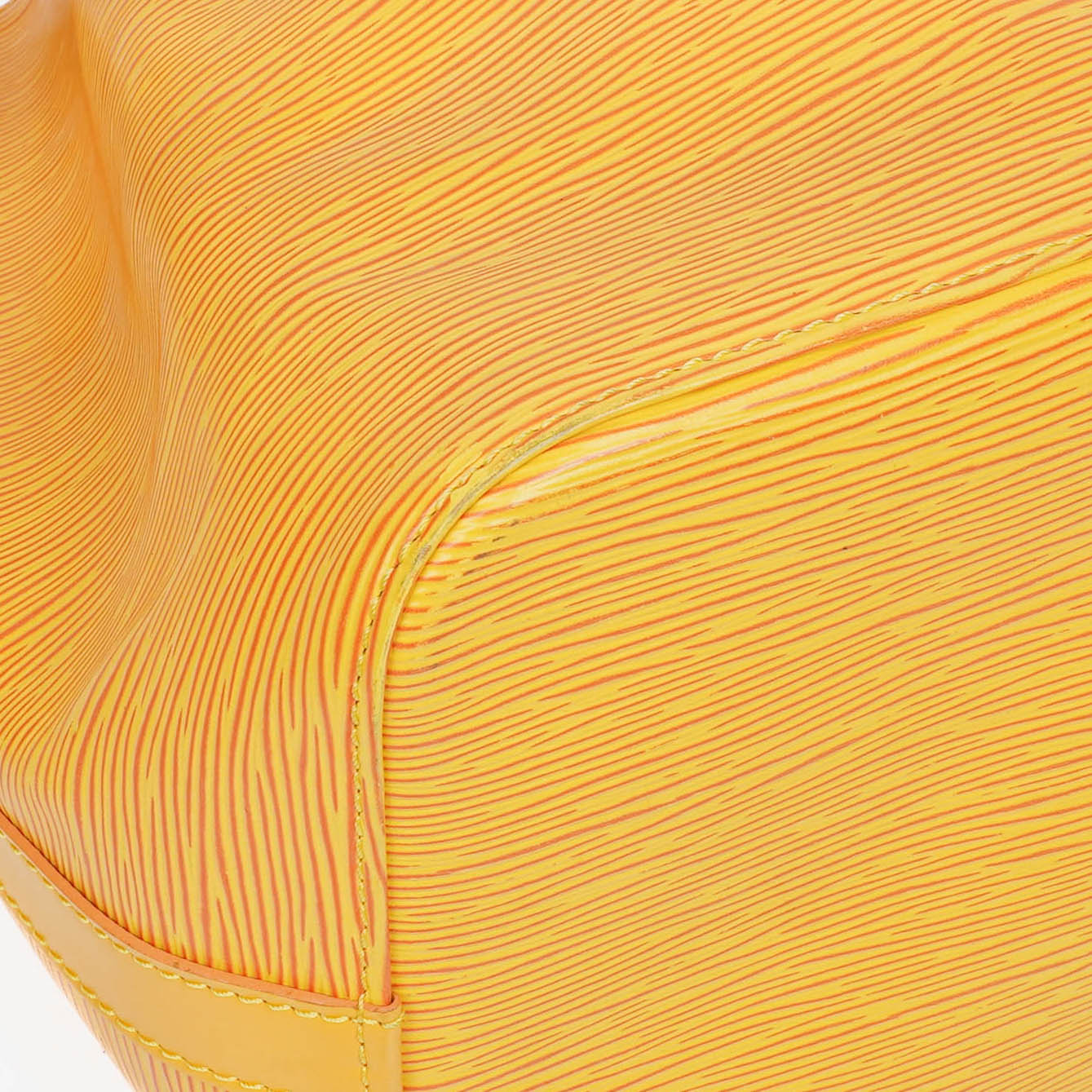Louis Vuitton Petit Noe Yellow EPI Leather Shoulder Bag