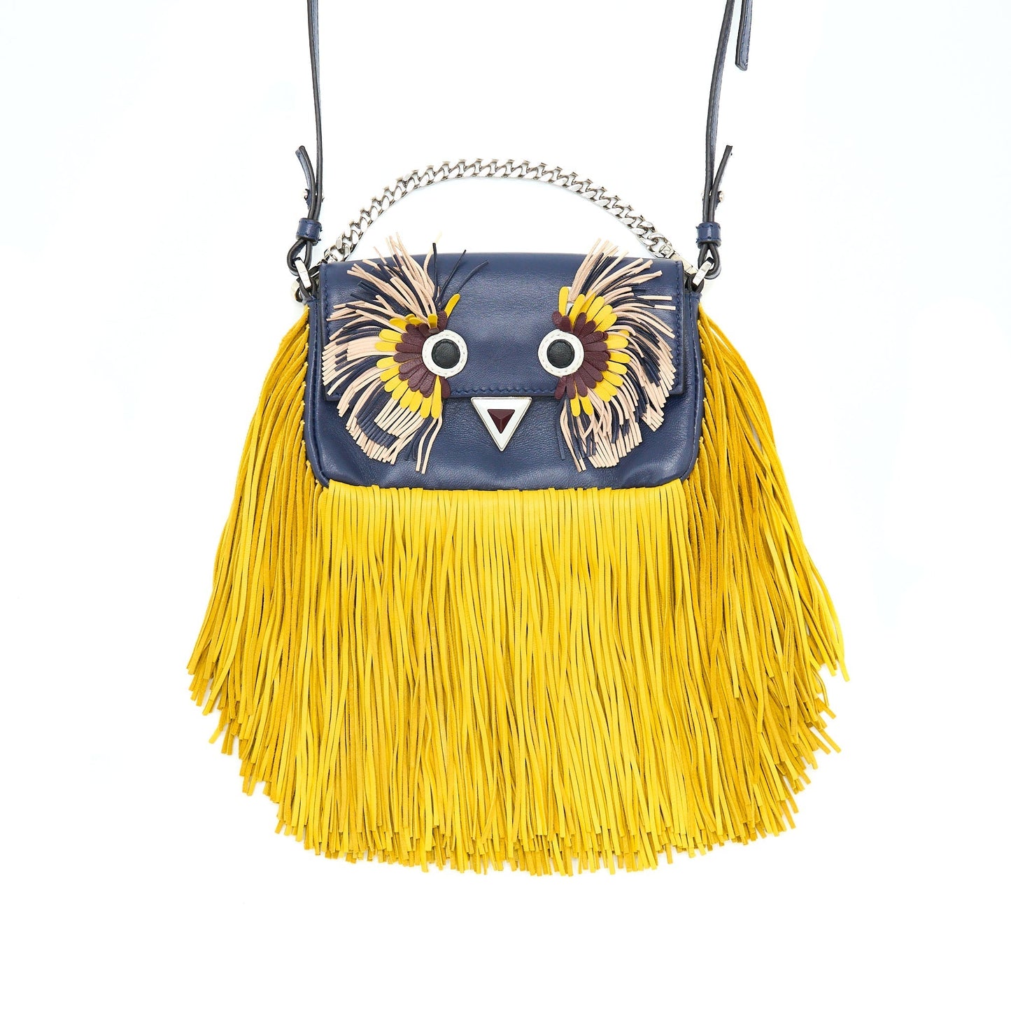 Fendi Mini Monster Crossbody Purse Multicolour