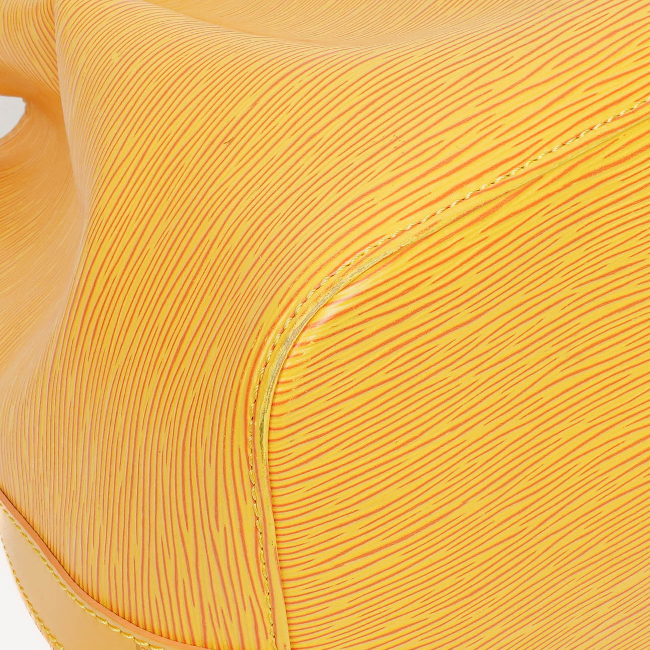 Louis Vuitton Petit Noe Yellow EPI Leather Shoulder Bag