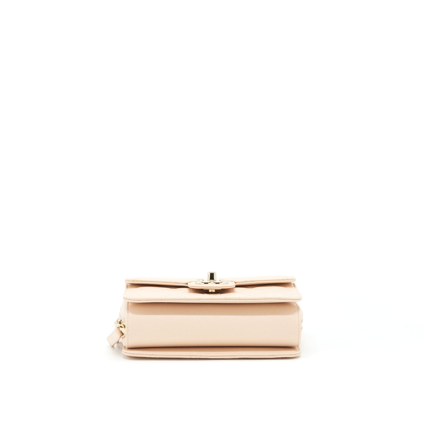 Chanel 21K Crossbody Bag Caviar Light Beige L