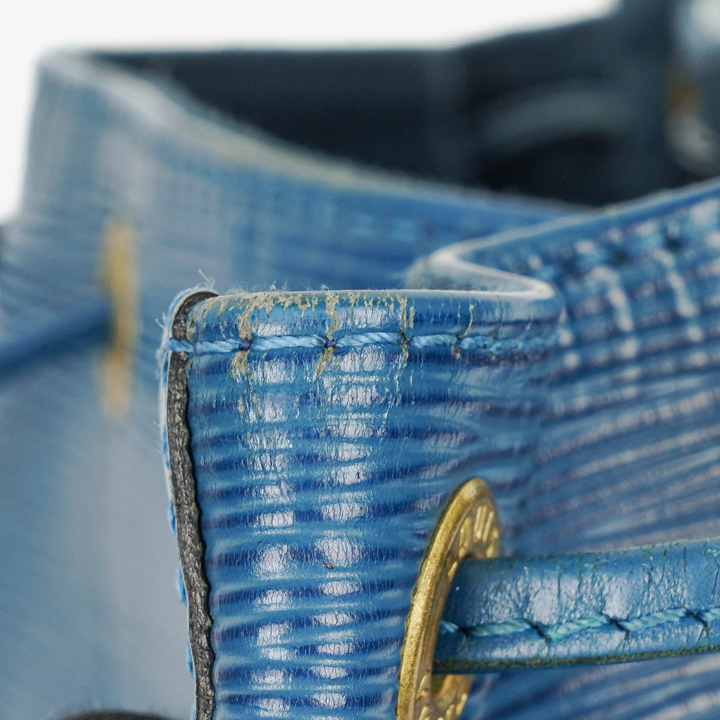 Louis Vuitton Noe Grande GM Blue EPI Leather Shoulder Bag