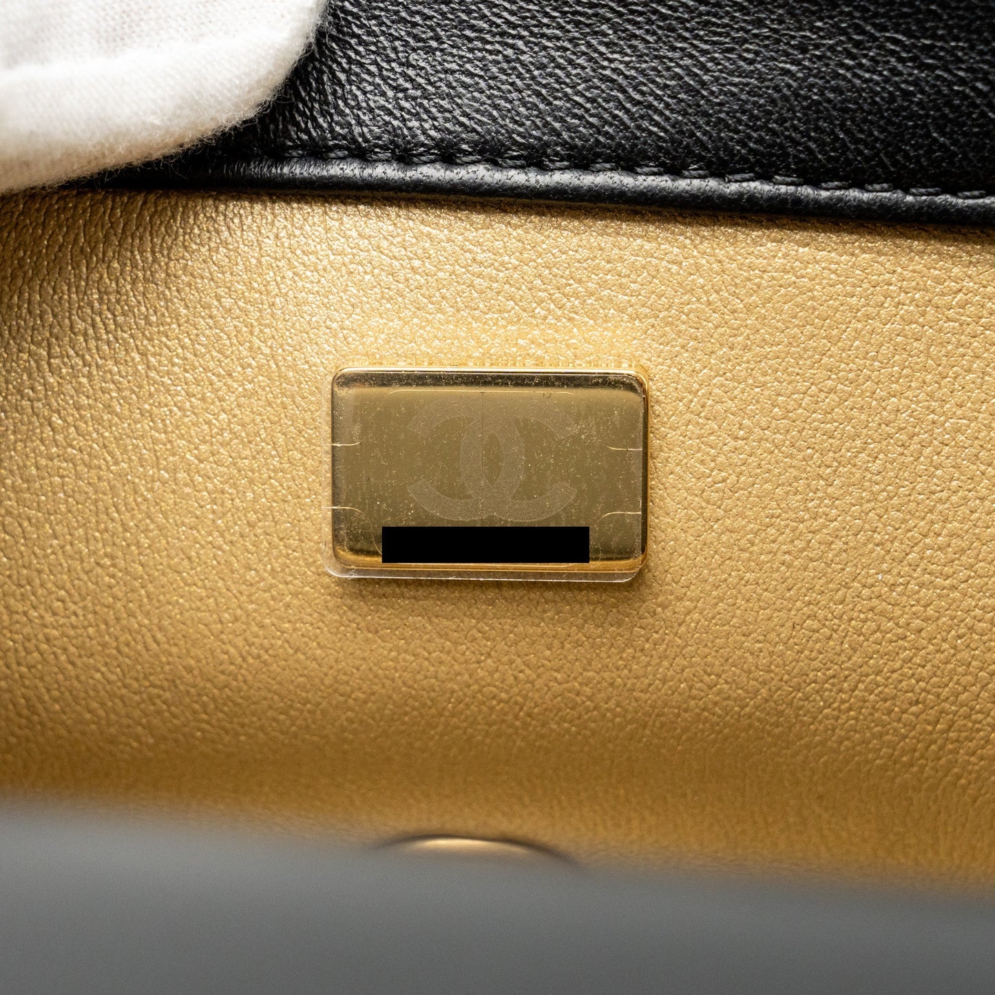 Chanel 25P Camellia Adjustable Chain Flap Bag Lambskin Black (microchip)