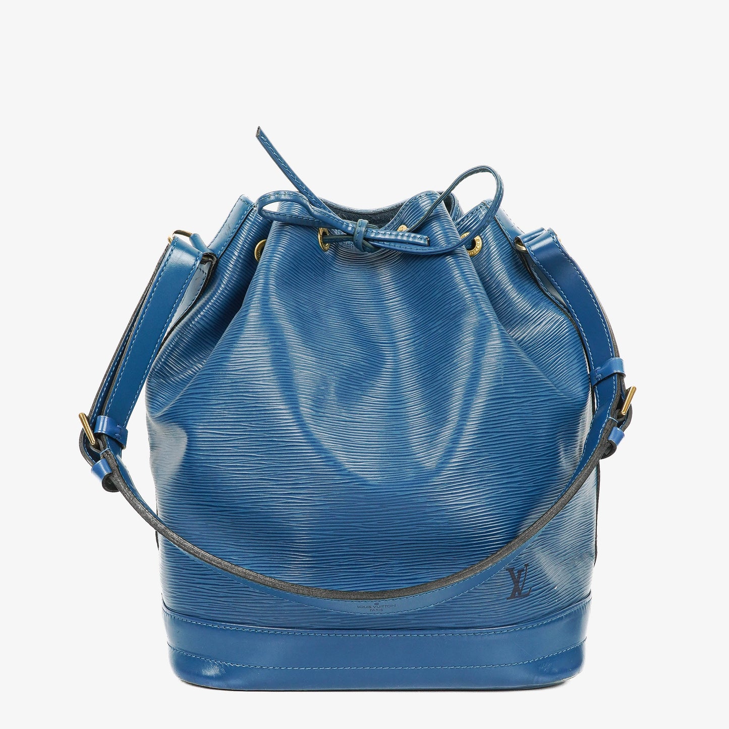 Louis Vuitton Noe Grande GM Blue EPI Leather Shoulder Bag