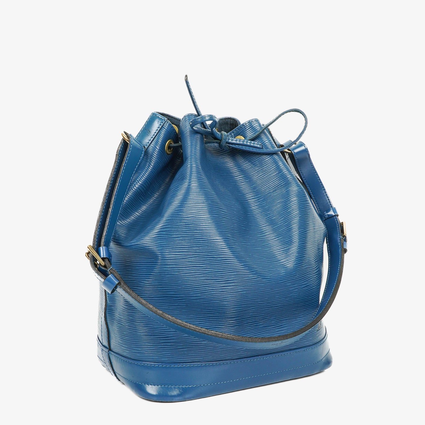 Louis Vuitton Noe Grande GM Blue EPI Leather Shoulder Bag