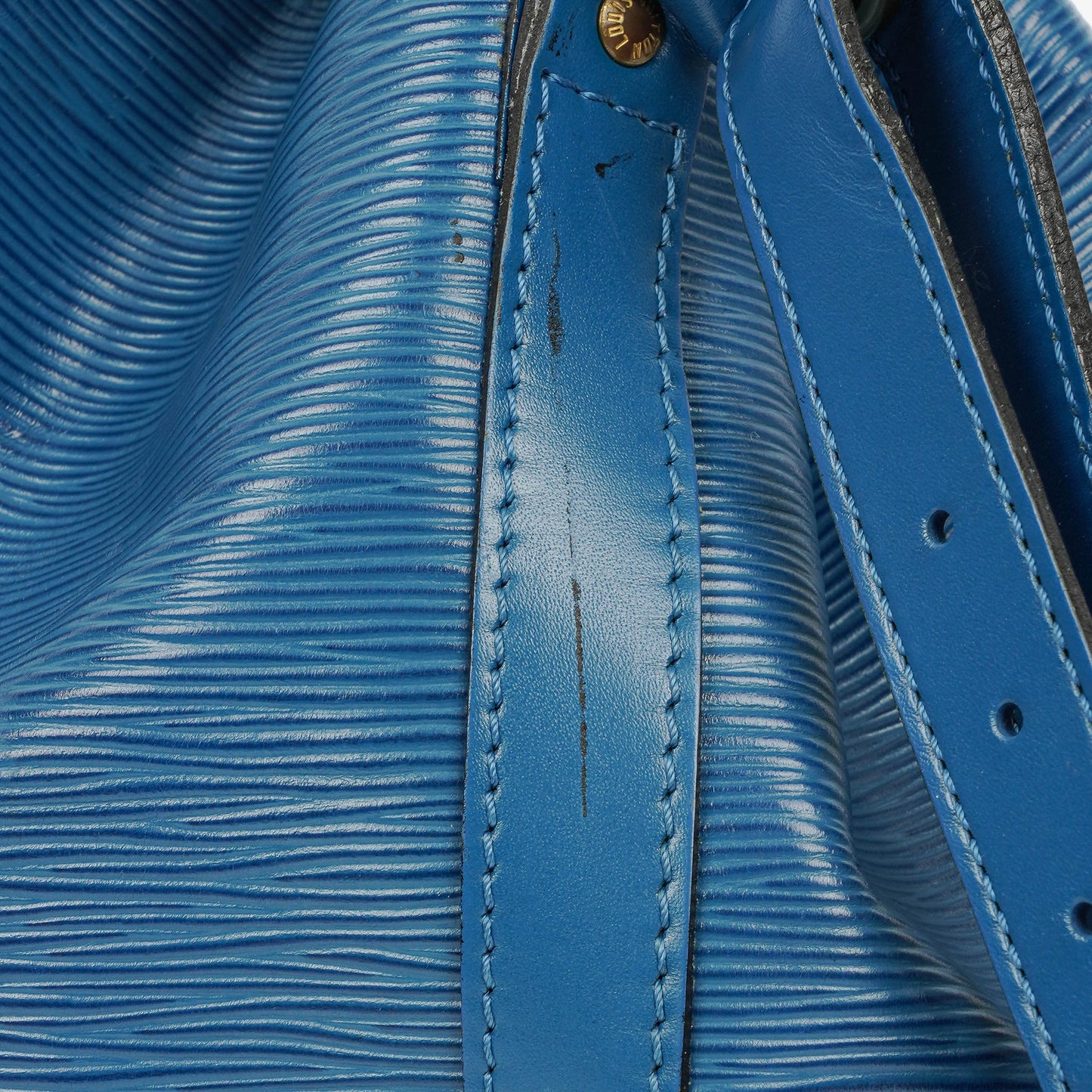 Louis Vuitton Noe Grande GM Blue EPI Leather Shoulder Bag