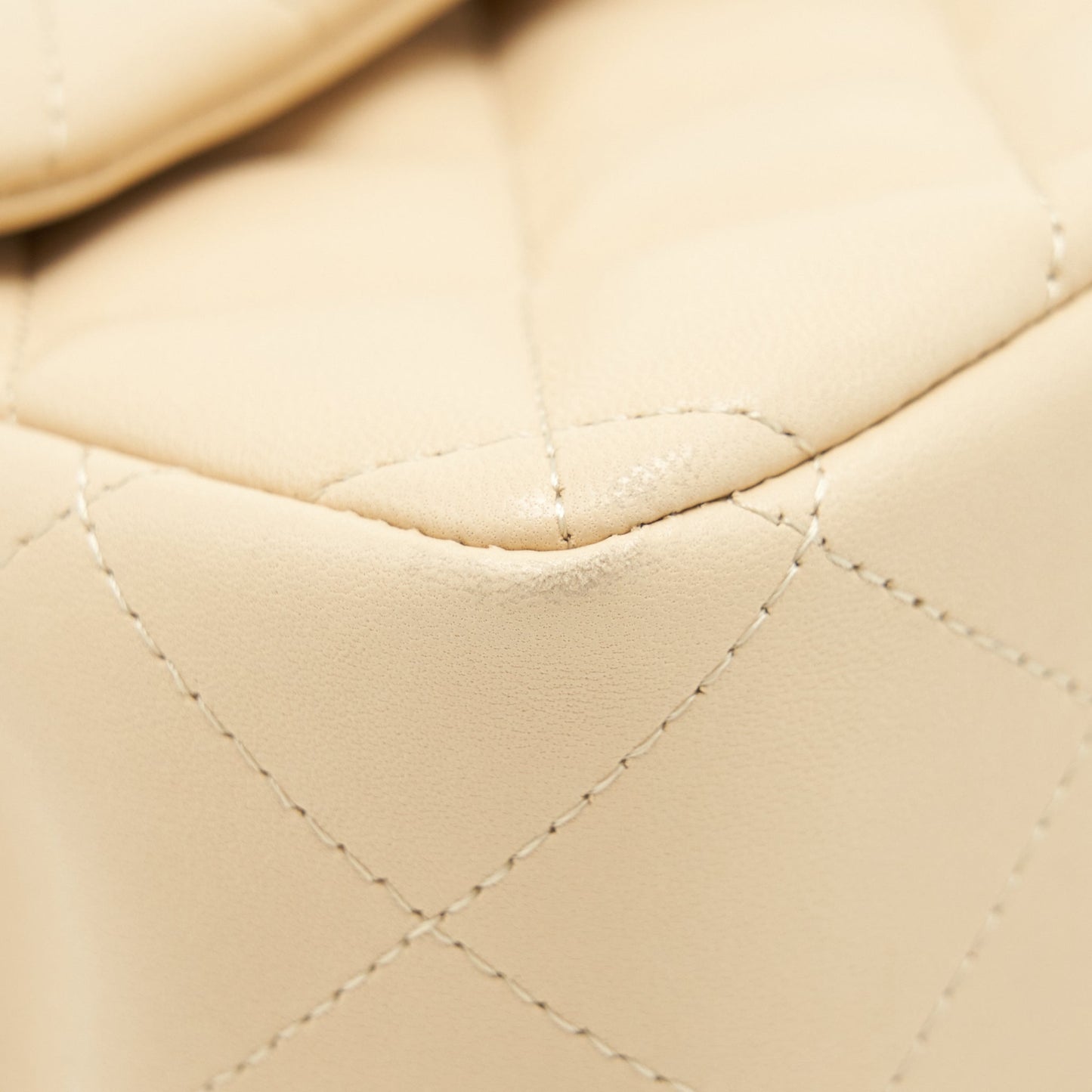 Chanel Jumbo Classic Double Flap Bag Lambskin Beige L