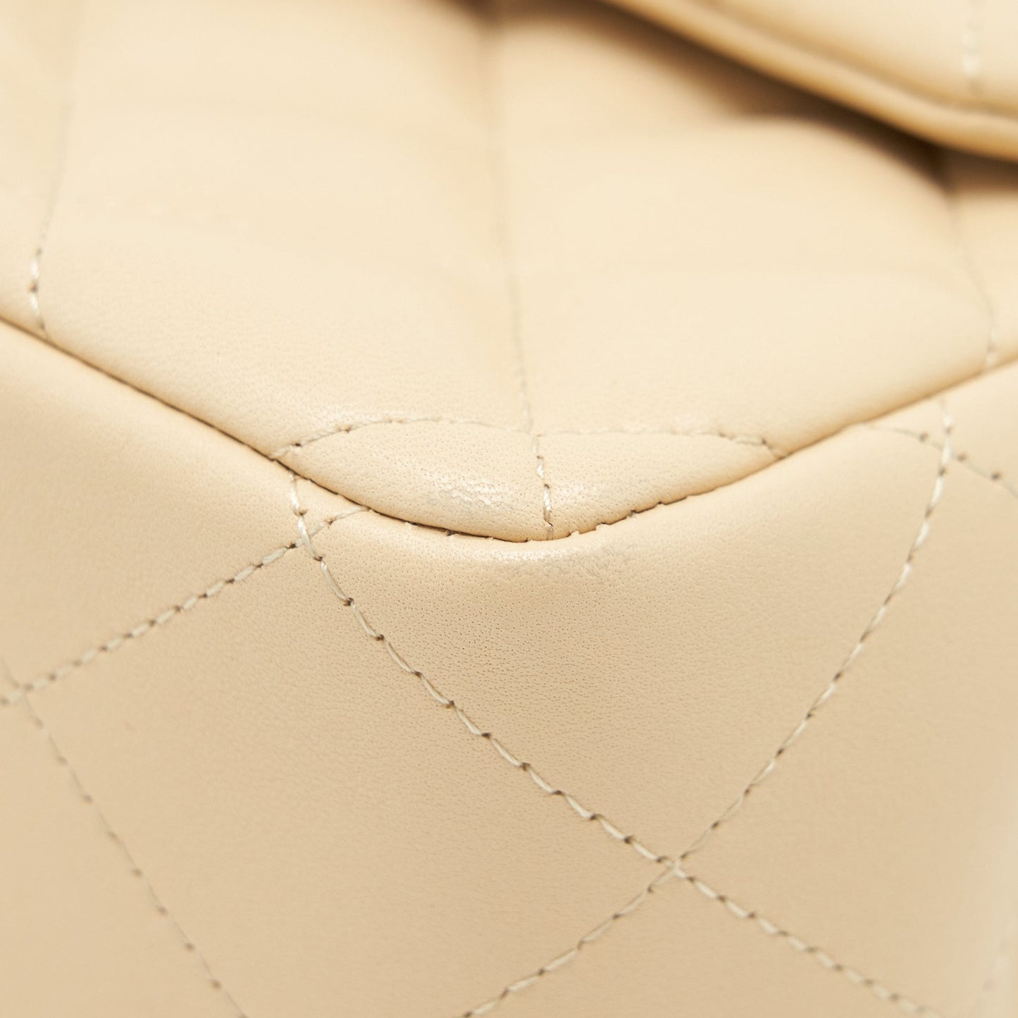 Chanel Jumbo Classic Double Flap Bag Lambskin Beige L