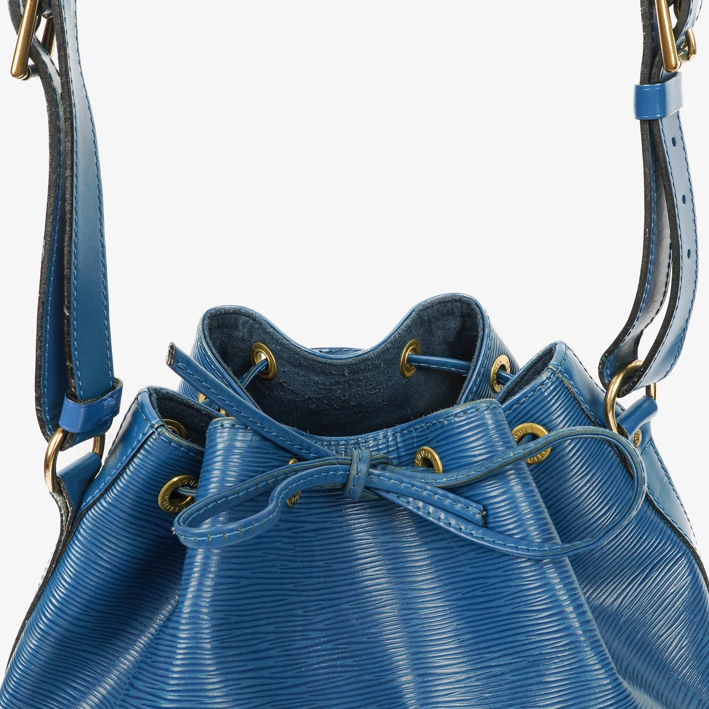 Louis Vuitton Noe Grande GM Blue EPI Leather Shoulder Bag
