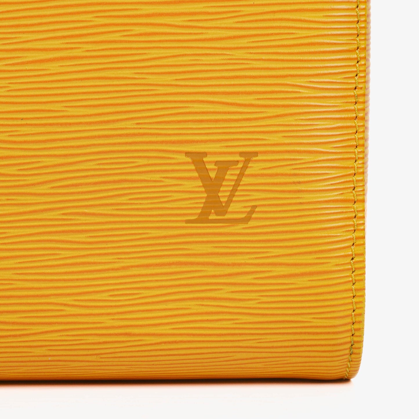 Louis Vuitton  25 Yellow EPI Leather Handbag