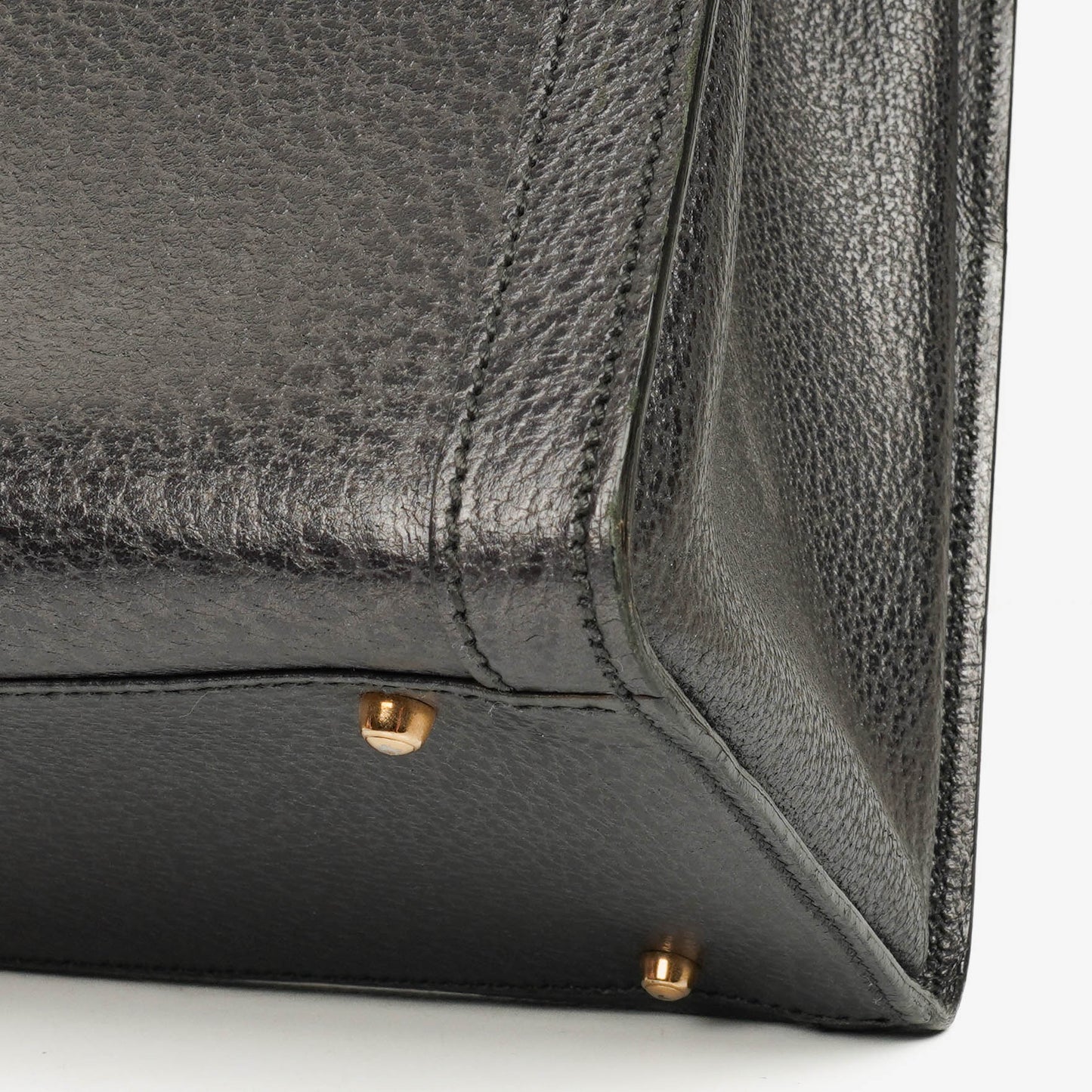 Gucci Vintage Diana Leather Bamboo Tote