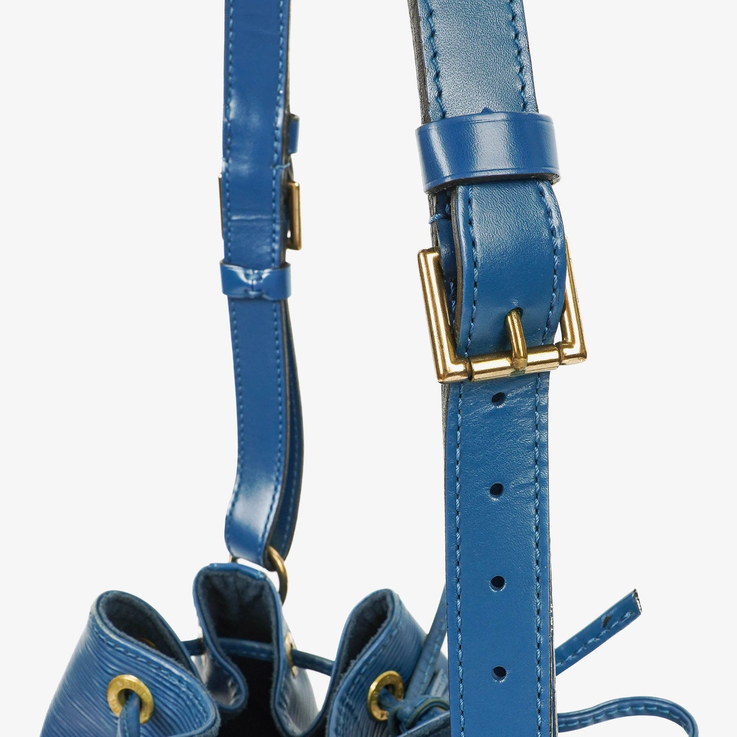 Louis Vuitton Noe Grande GM Blue EPI Leather Shoulder Bag