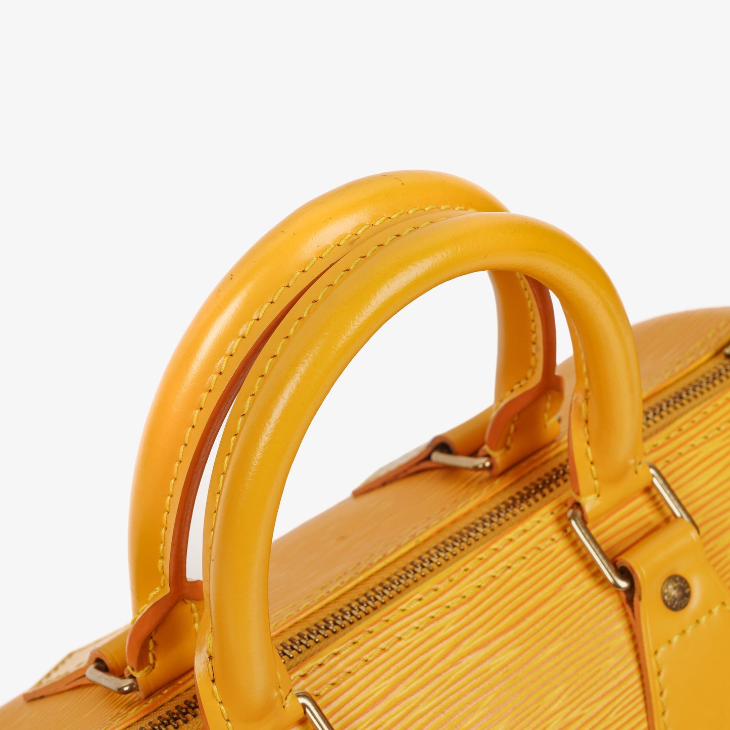 Louis Vuitton  25 Yellow EPI Leather Handbag