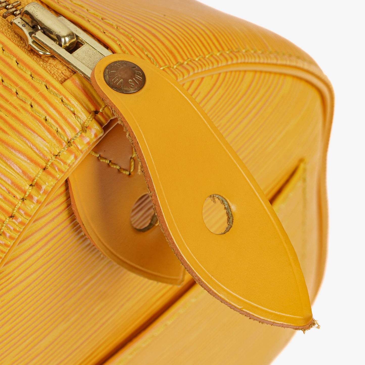 Louis Vuitton  25 Yellow EPI Leather Handbag