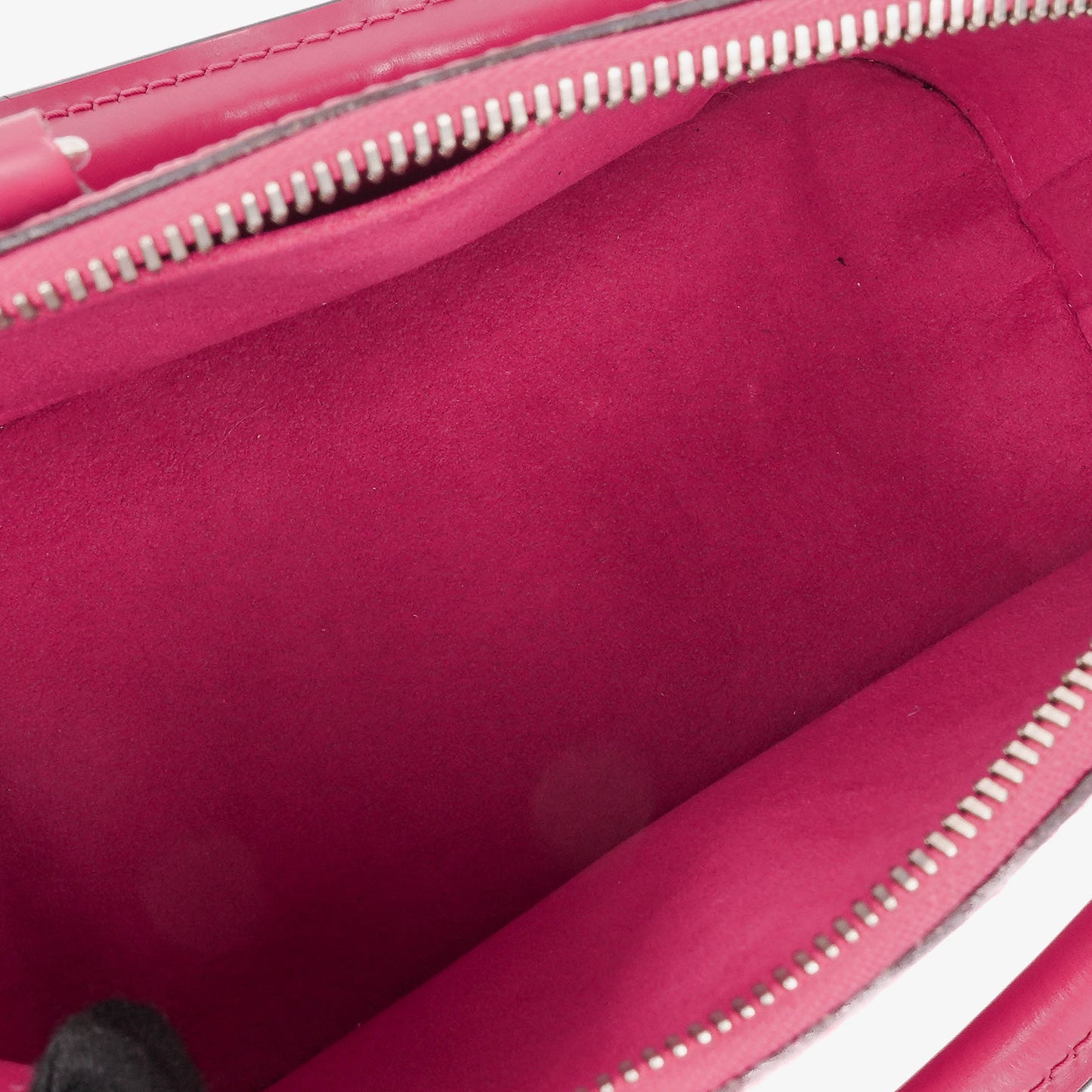 Authentic Louis Vuitton Alma BB Pivoine EPI Leather Handbag