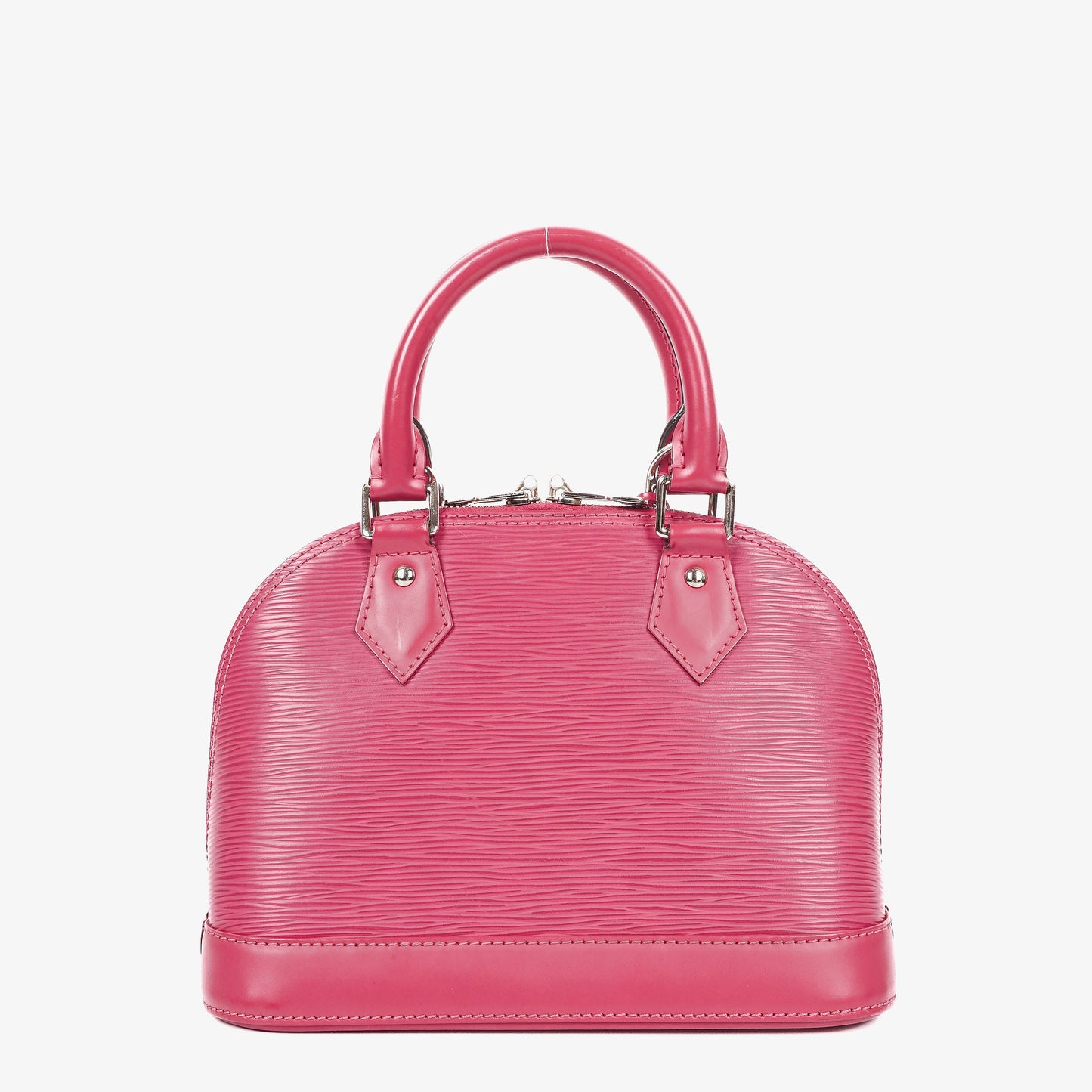 Authentic Louis Vuitton Alma BB Pivoine EPI Leather Handbag