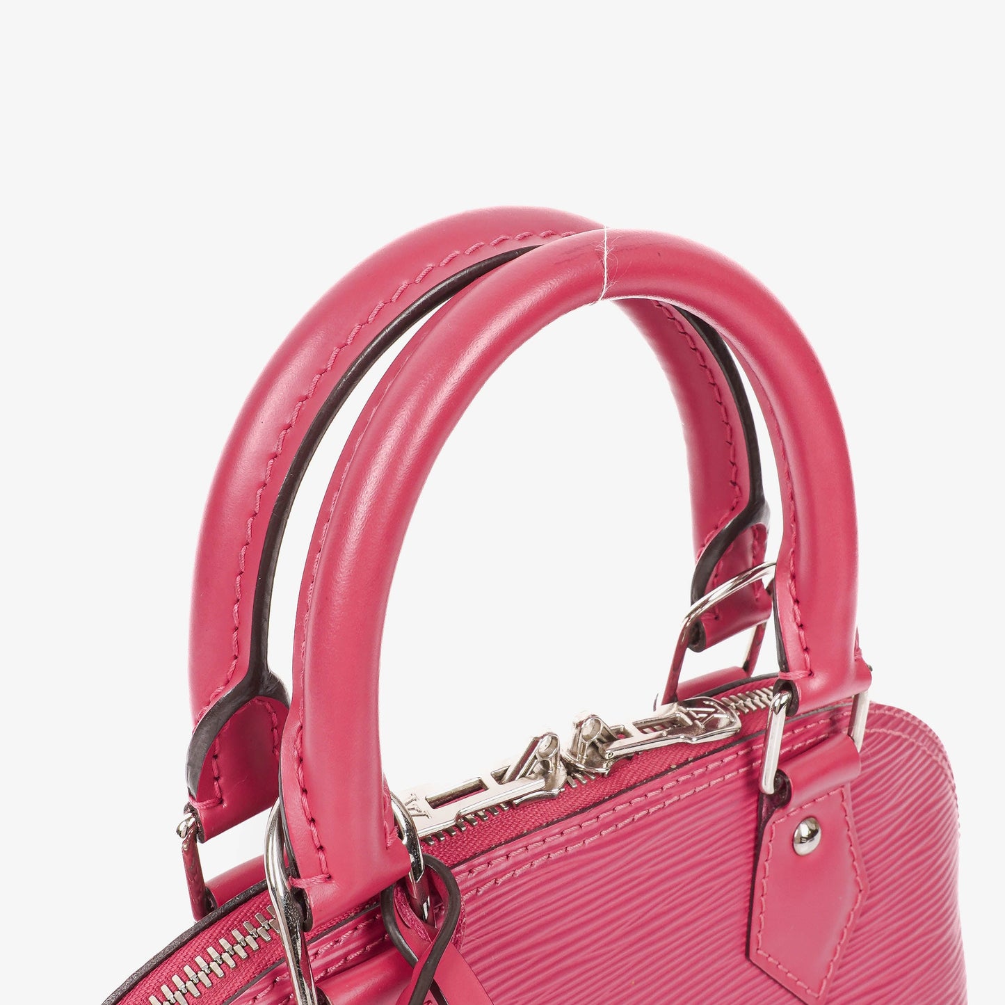 Authentic Louis Vuitton Alma BB Pivoine EPI Leather Handbag