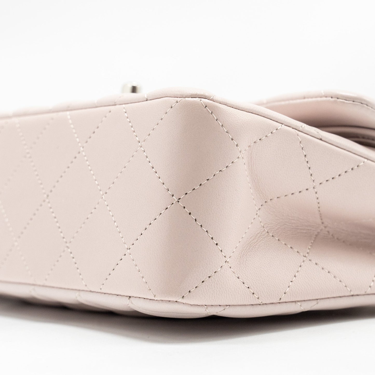 Chanel Small Classic Double Flap Bag Lambskin Light Purple  (Microchip)