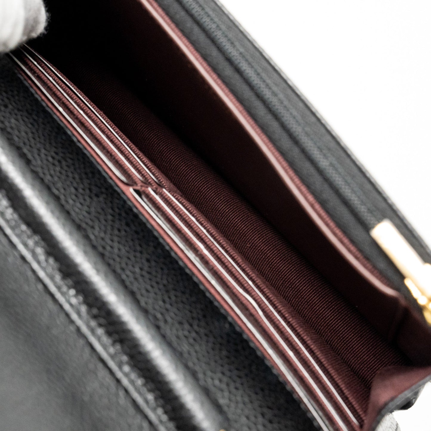 Chanel Classic Wallet on Chain Caviar Black (microchip)