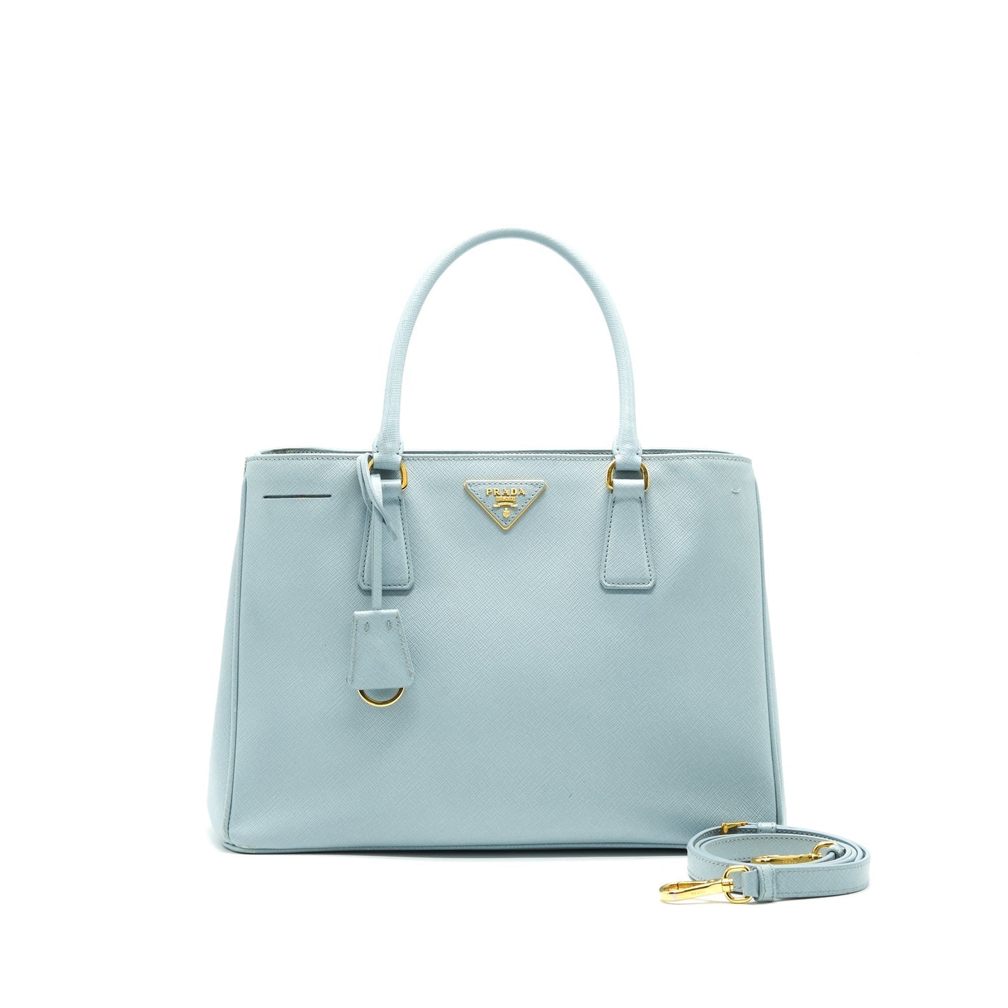 PRADA SAFFIANO Purse Skyblue