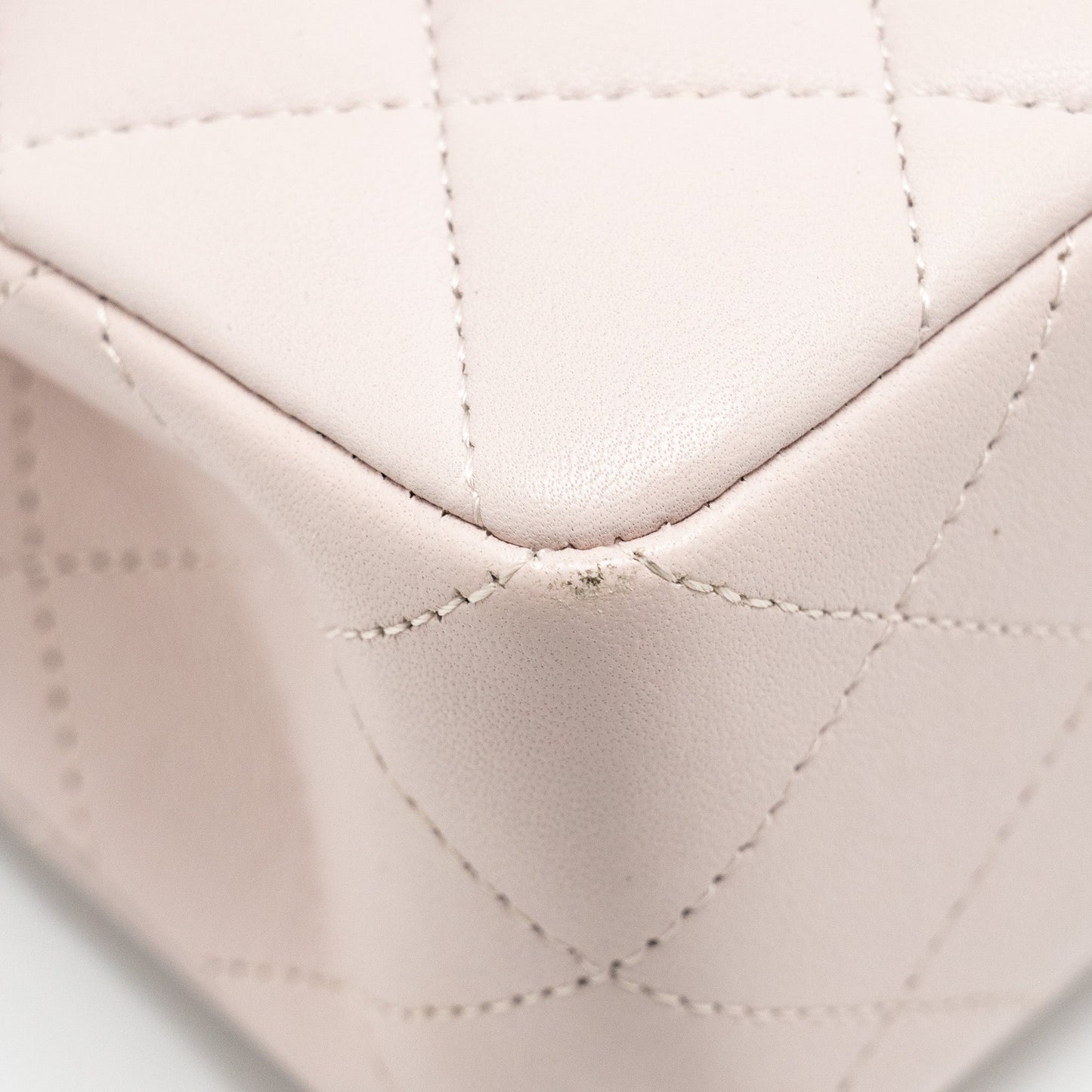 Chanel Small Classic Double Flap Bag Lambskin Light Purple  (Microchip)