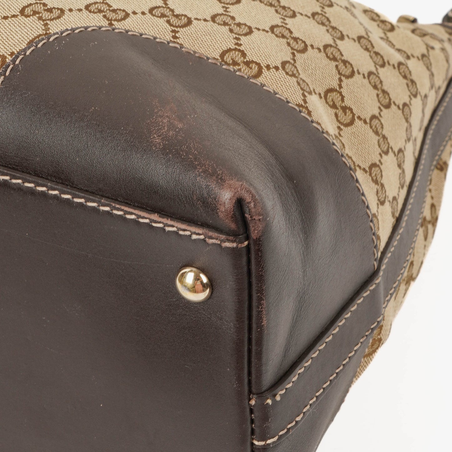 Gucci GG Canvas Lovely Heart Hobo Bag
