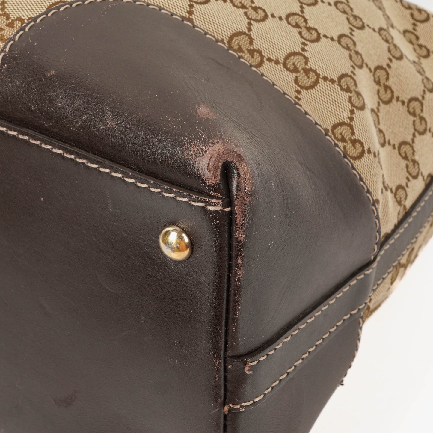 Gucci GG Canvas Lovely Heart Hobo Bag