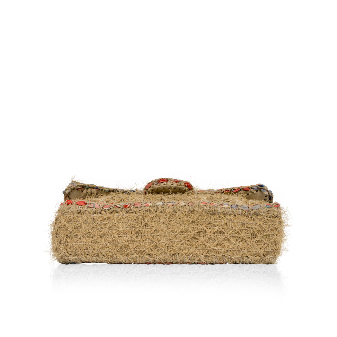 Chanel Straw Classic Flap Bag